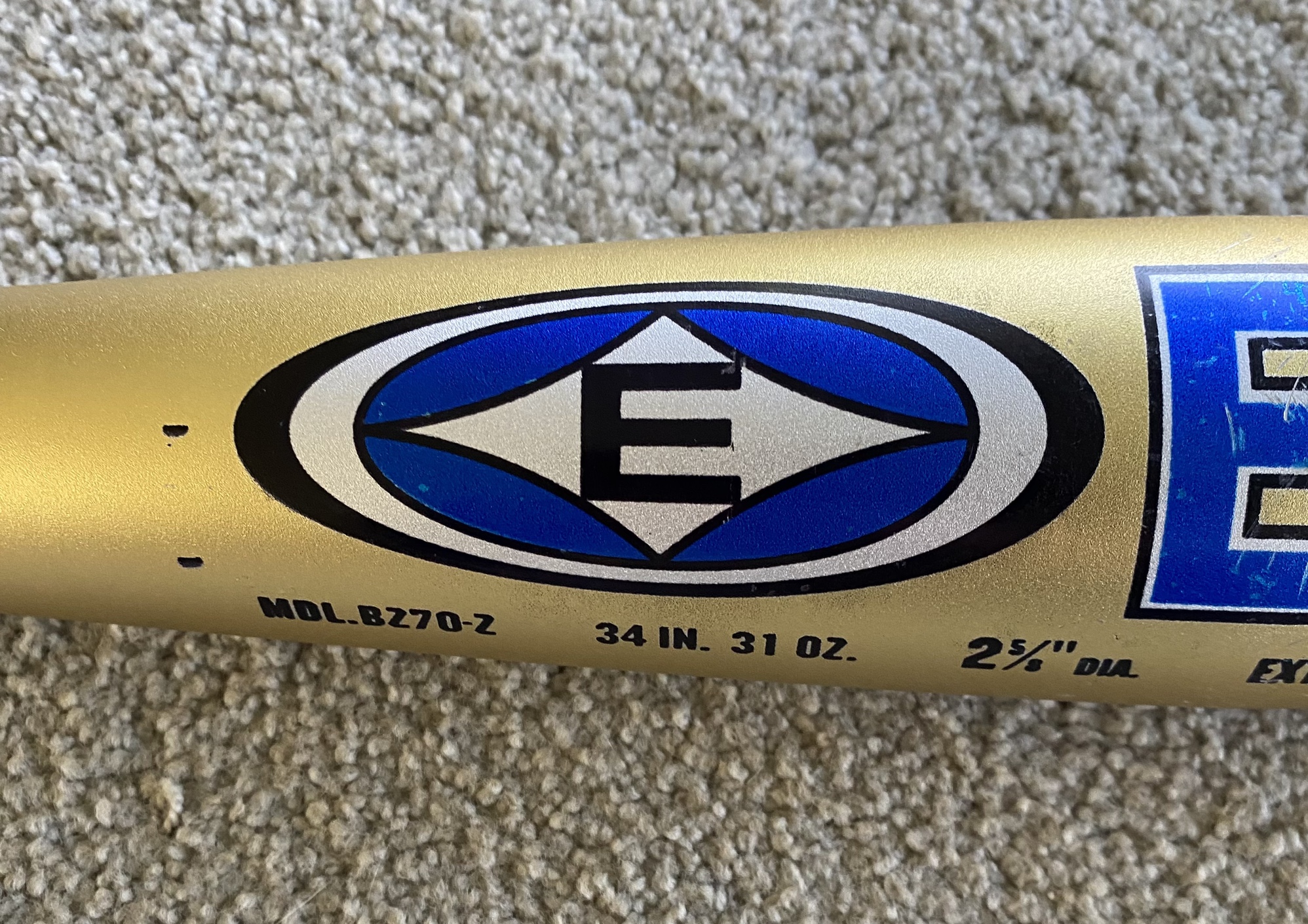 Easton ZCORE Titanium Sc777 34/31 3 Baseball Bat BESR MODEL B270ZHS