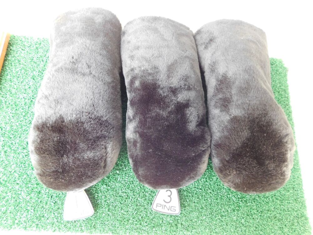 PING GOLF Driver, 3 Wood and 5 Wood Plush Barrel Headcover Set - NICE ...