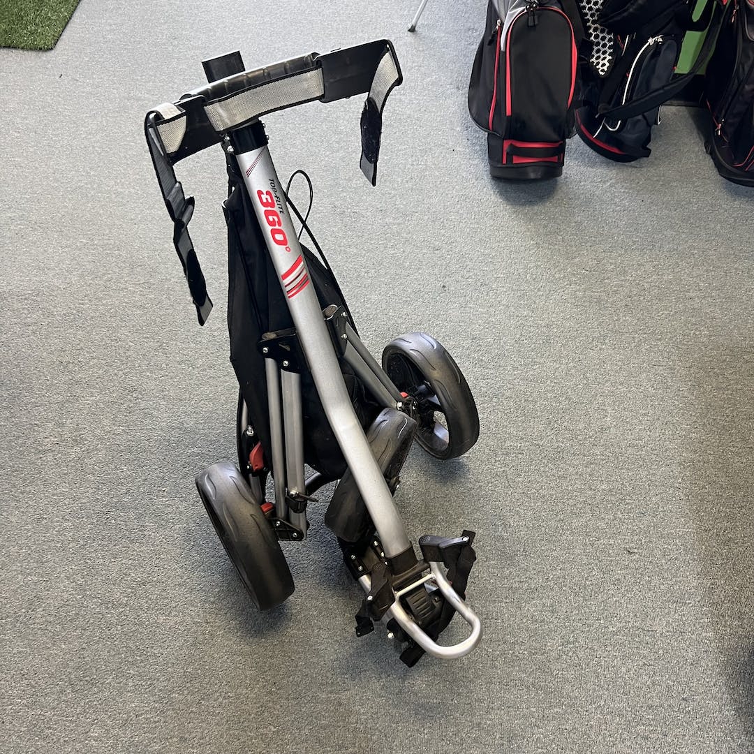 Used Top Flite 360 Cart 3 Wheel Steel Golf Carts SidelineSwap