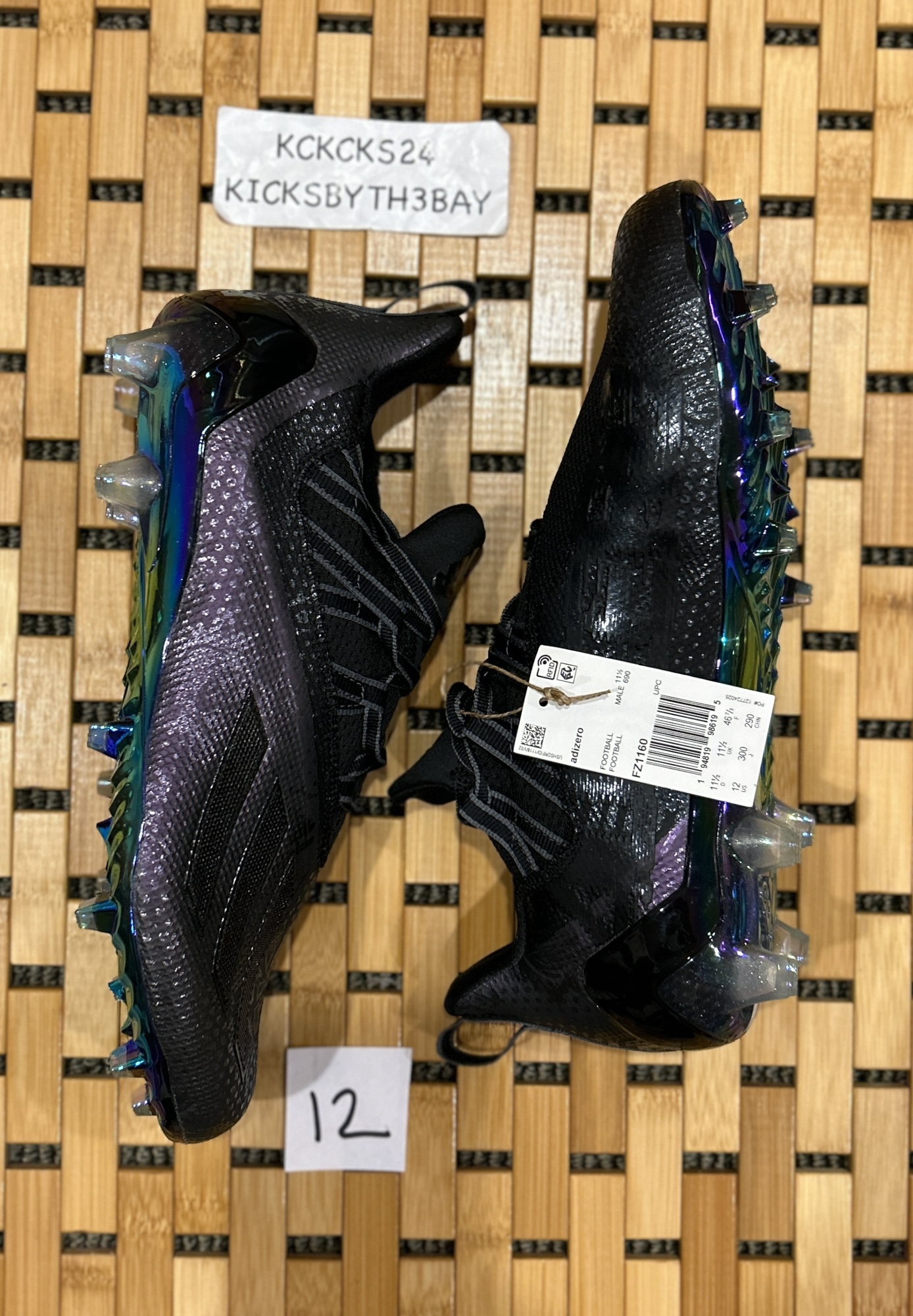 Adidas Adizero 11.0 Comics Football Cleats FZ1160 Black