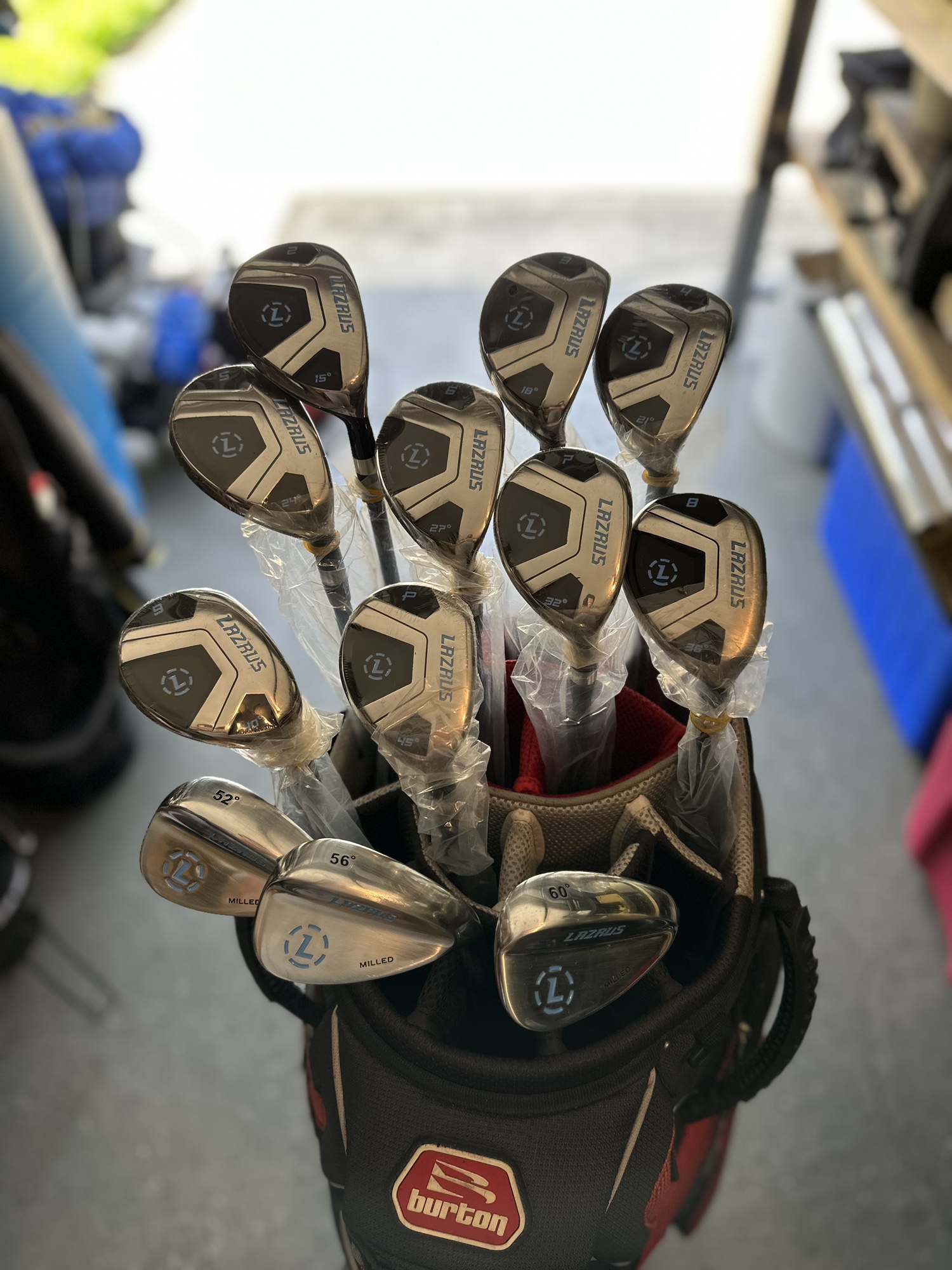 Brand New! Lazarus 2PW RH Hybrid Set + 3 Wedges (52,56,60) Men’s