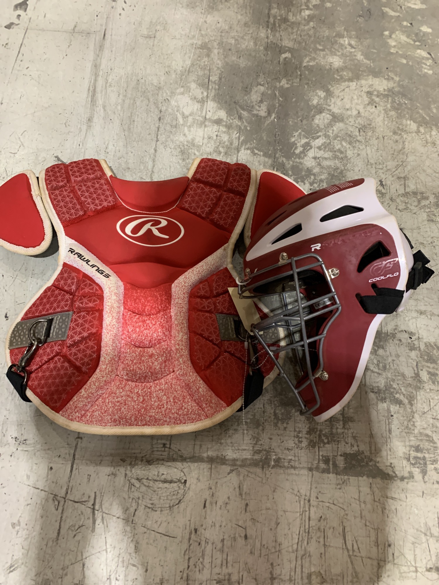 Used Rawlings Velo Catcher's Set SidelineSwap