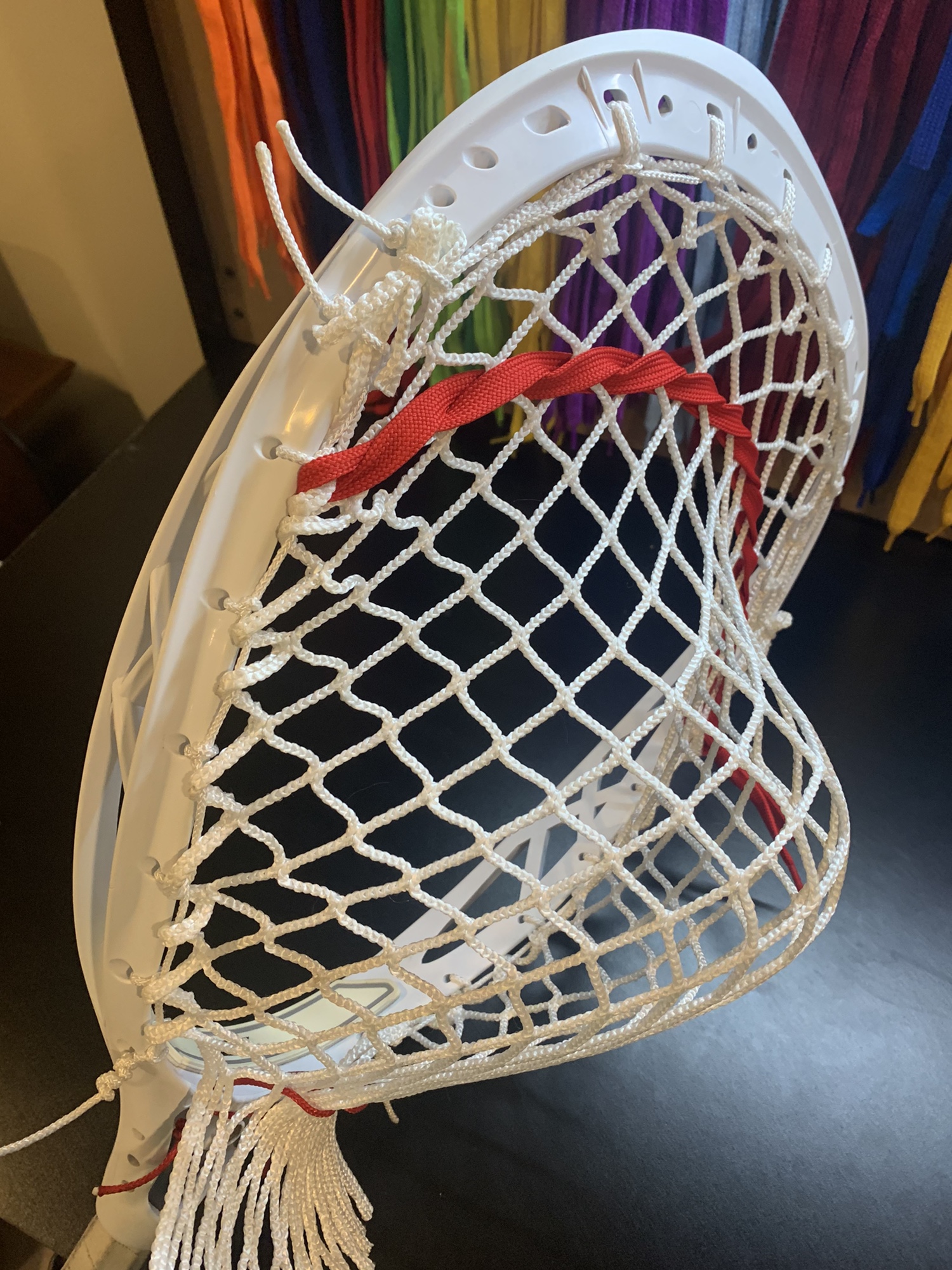 STX Eclipse OG goalie lacrosse head strung w/ semihard mesh SidelineSwap