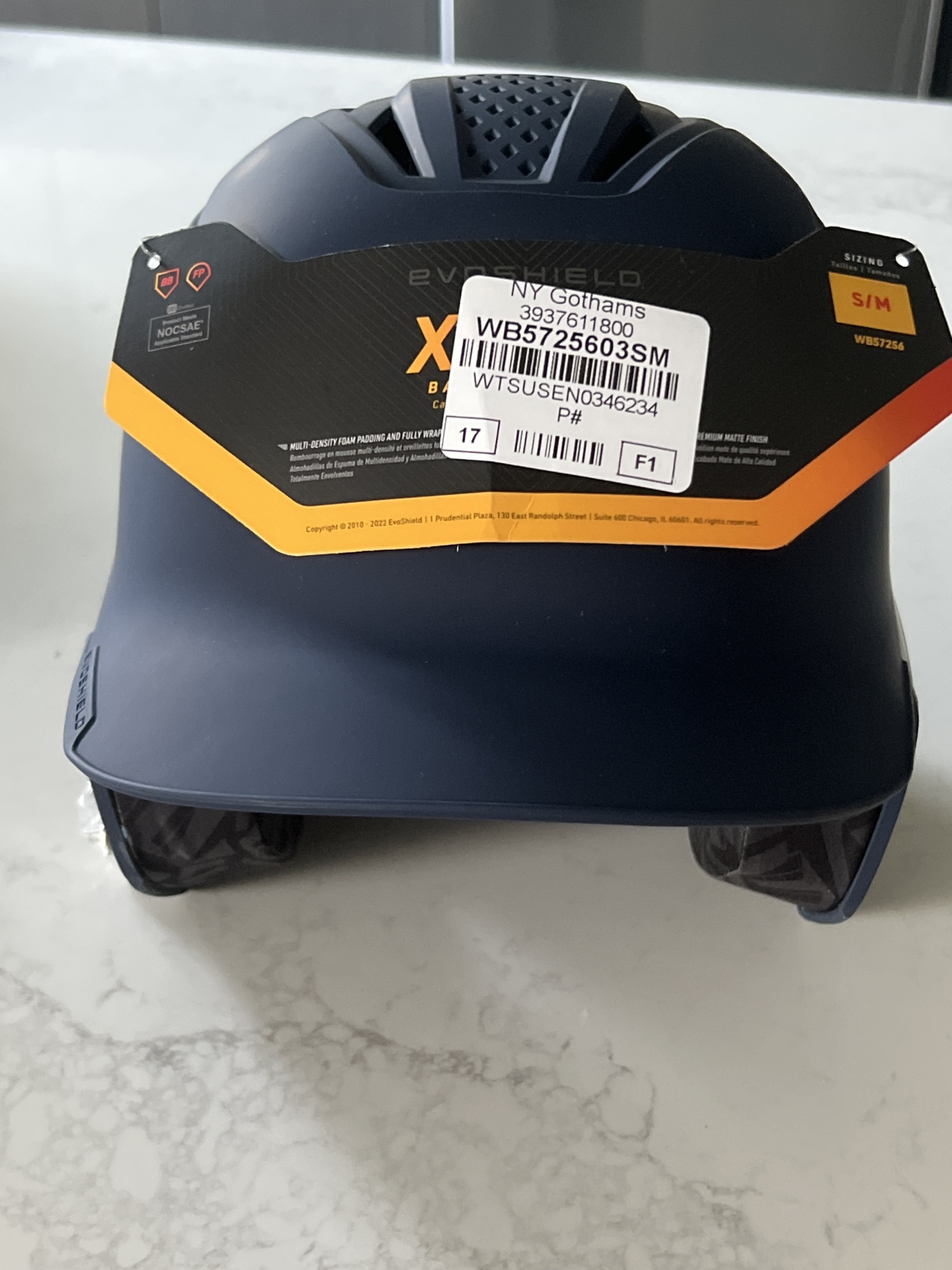 New S/M EvoShield Impact Batting Helmet SidelineSwap