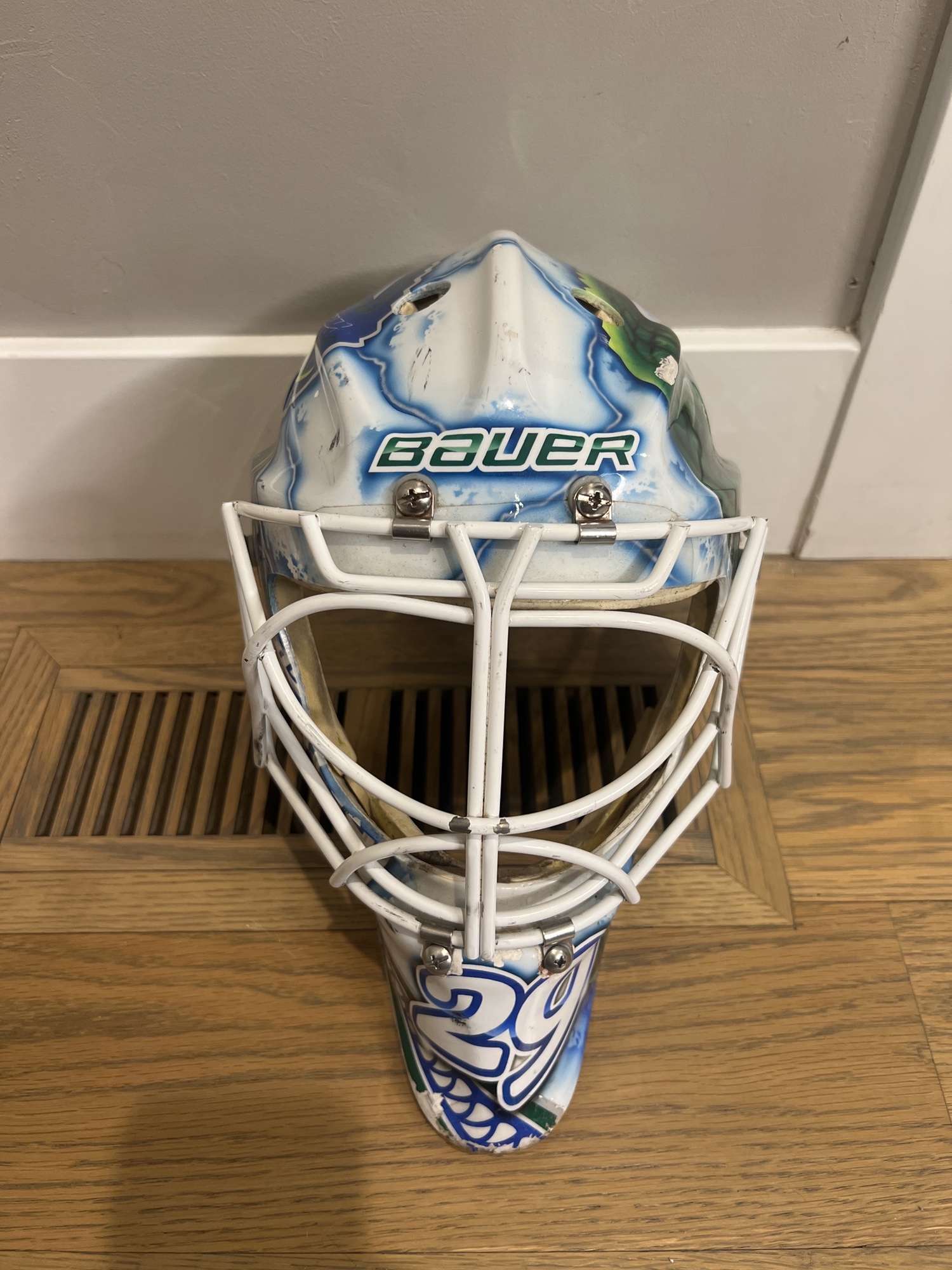 Florida Everblades Custom Painted Pro Stock Mask SidelineSwap