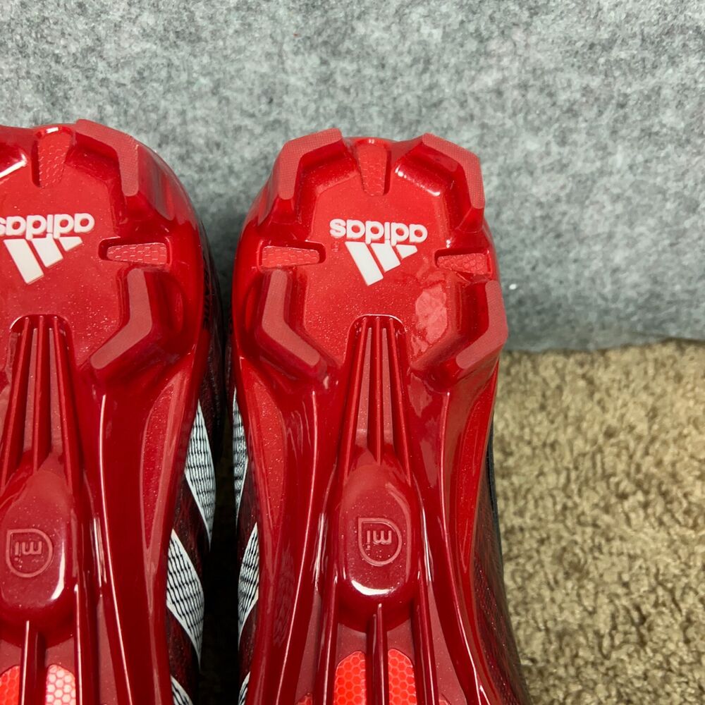 Adidas Mens Football Cleats 16 Black Red Shoe Lacrosse Crazyquick Mid