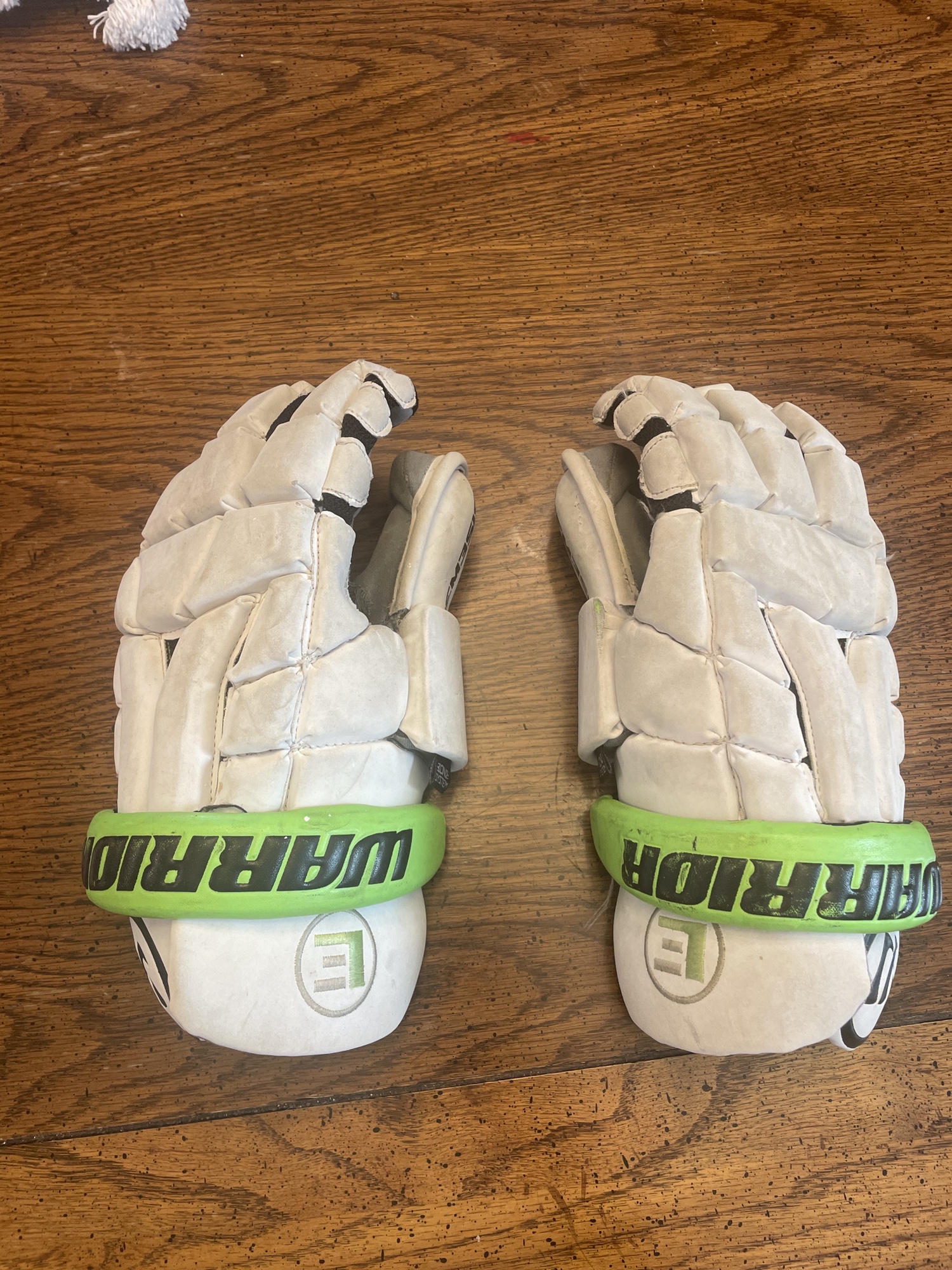 Used Goalie Warrior Extra Large Nemesis Lacrosse Gloves SidelineSwap