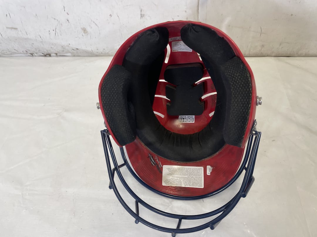 Used Boombah Bbh1 Osfm Softball Batting Helmet W Mask SidelineSwap