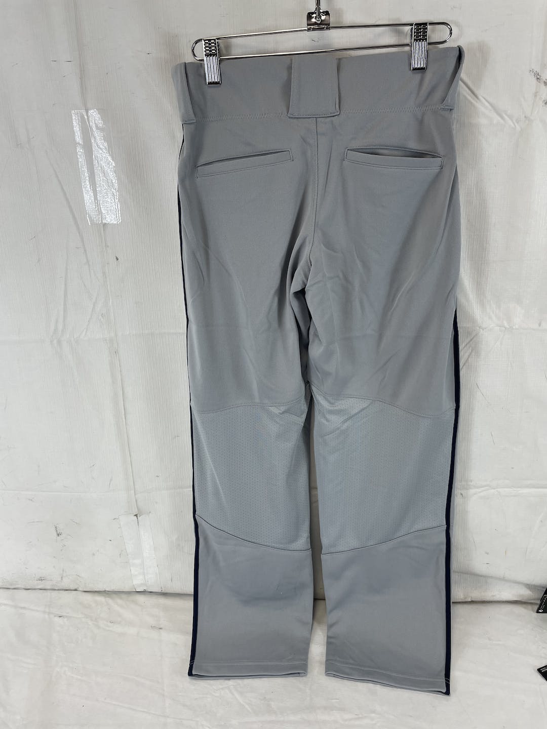 New Nike Ah6943056 Youth Xl Baseball & Softball Piped Pants Gry Nvy