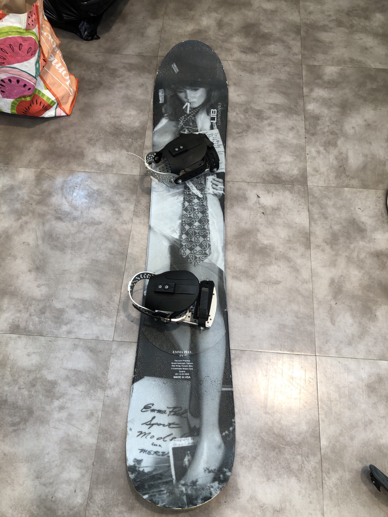 Used 164cm Lib Tech Emma Peel Snowboard with Bindings SidelineSwap