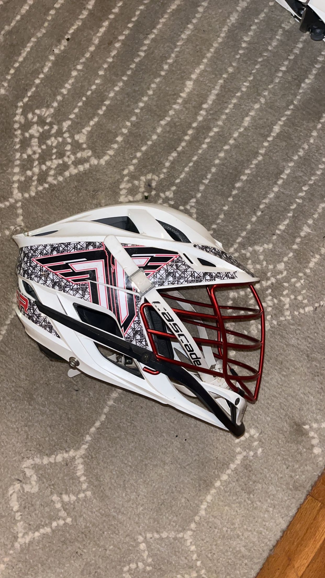 AKWESASNE THUNDER/attack LACROSSE HELMET SidelineSwap