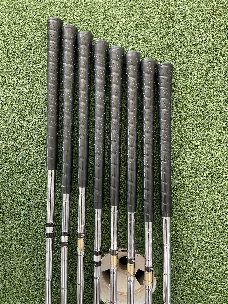Titleist DTR Irons Set 3PW Stock True Temper Regular Flex Steel Shafts SidelineSwap