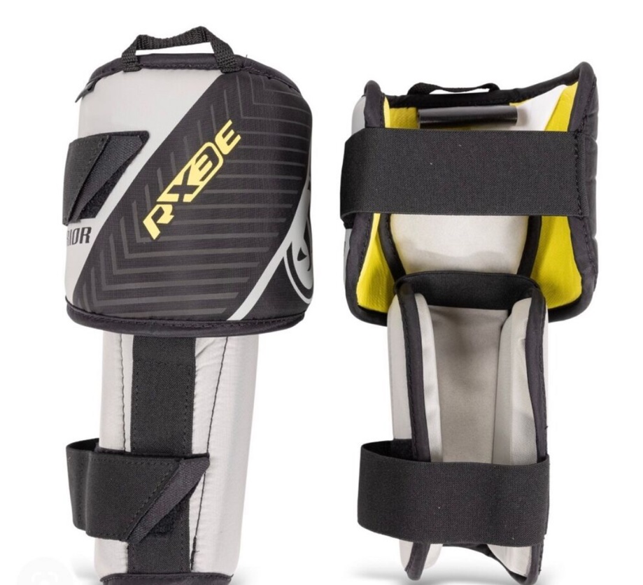 New 89 Warrior Ritual X3 E ice hockey goalie knee pads SR goal thigh guards SidelineSwap