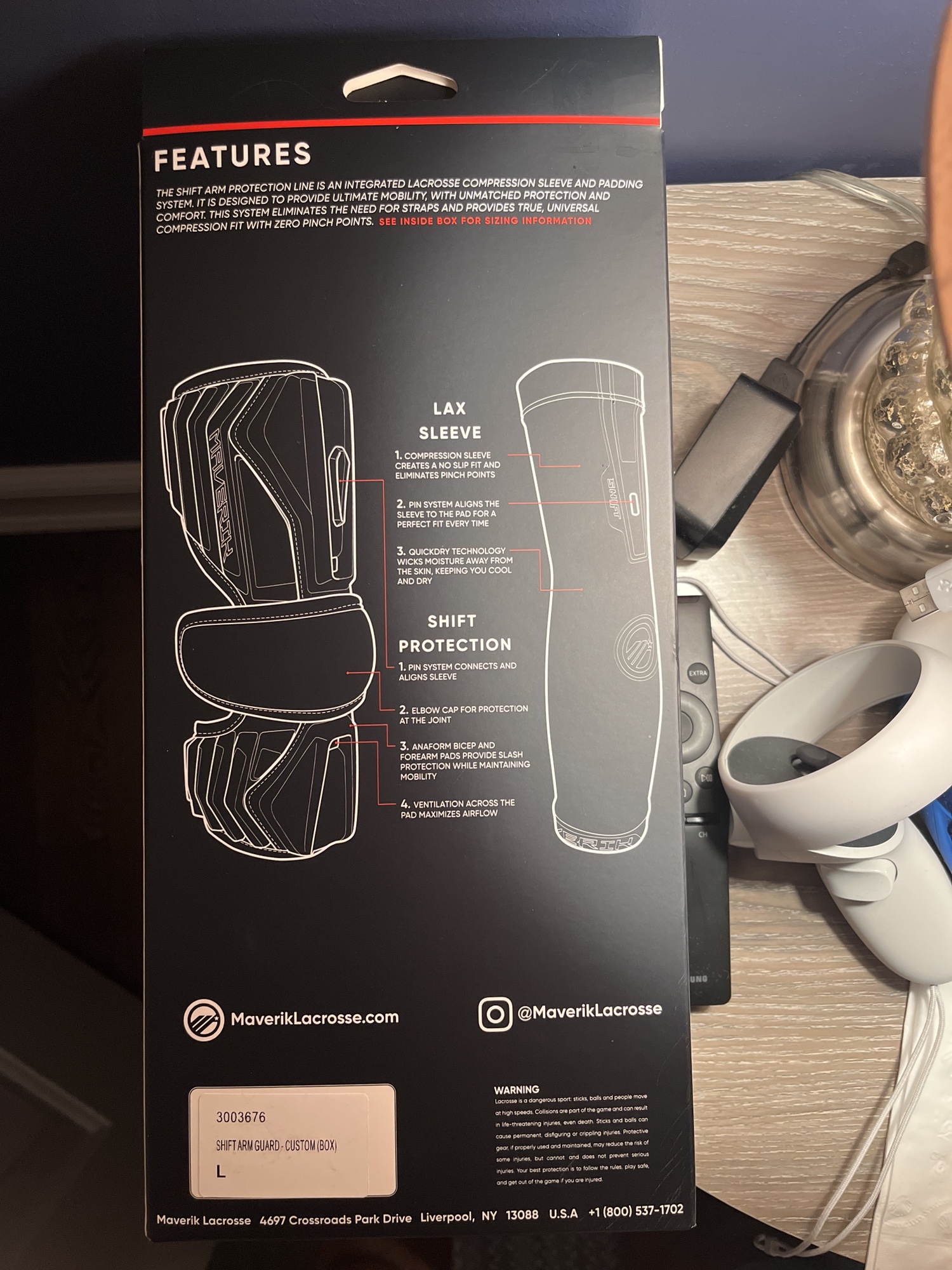 UNRELEASED/Unused 2023 Maverick Showtime Elbow Pads SidelineSwap