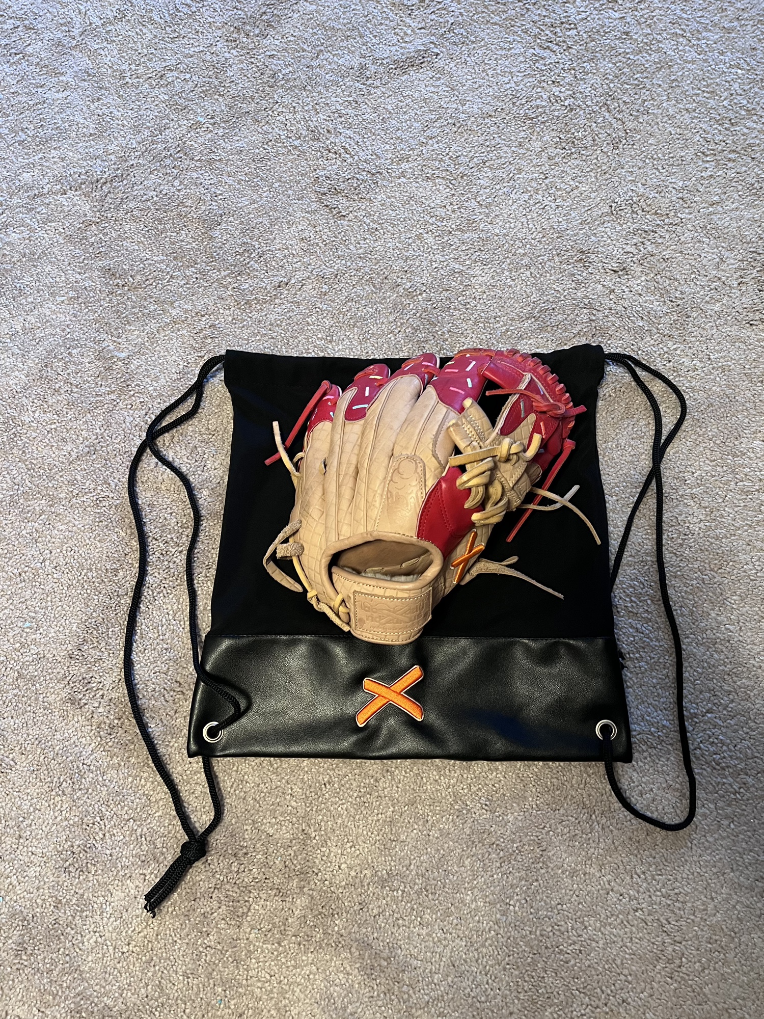 absolutely ridiculous “Cherry” Ice Cream Glove 11 3/4” SidelineSwap