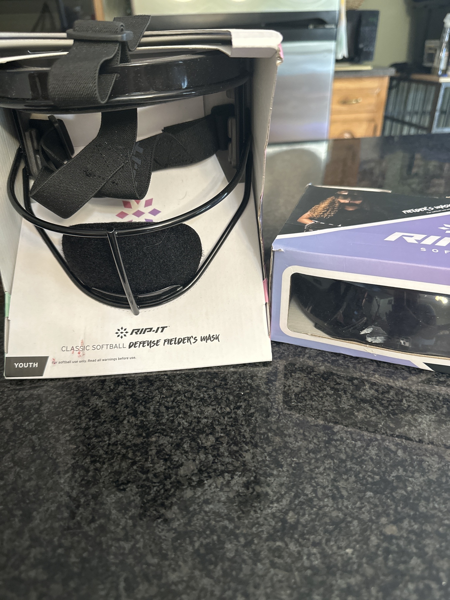 RIPIT Classic softball defense fielder’s mask And Visor SidelineSwap