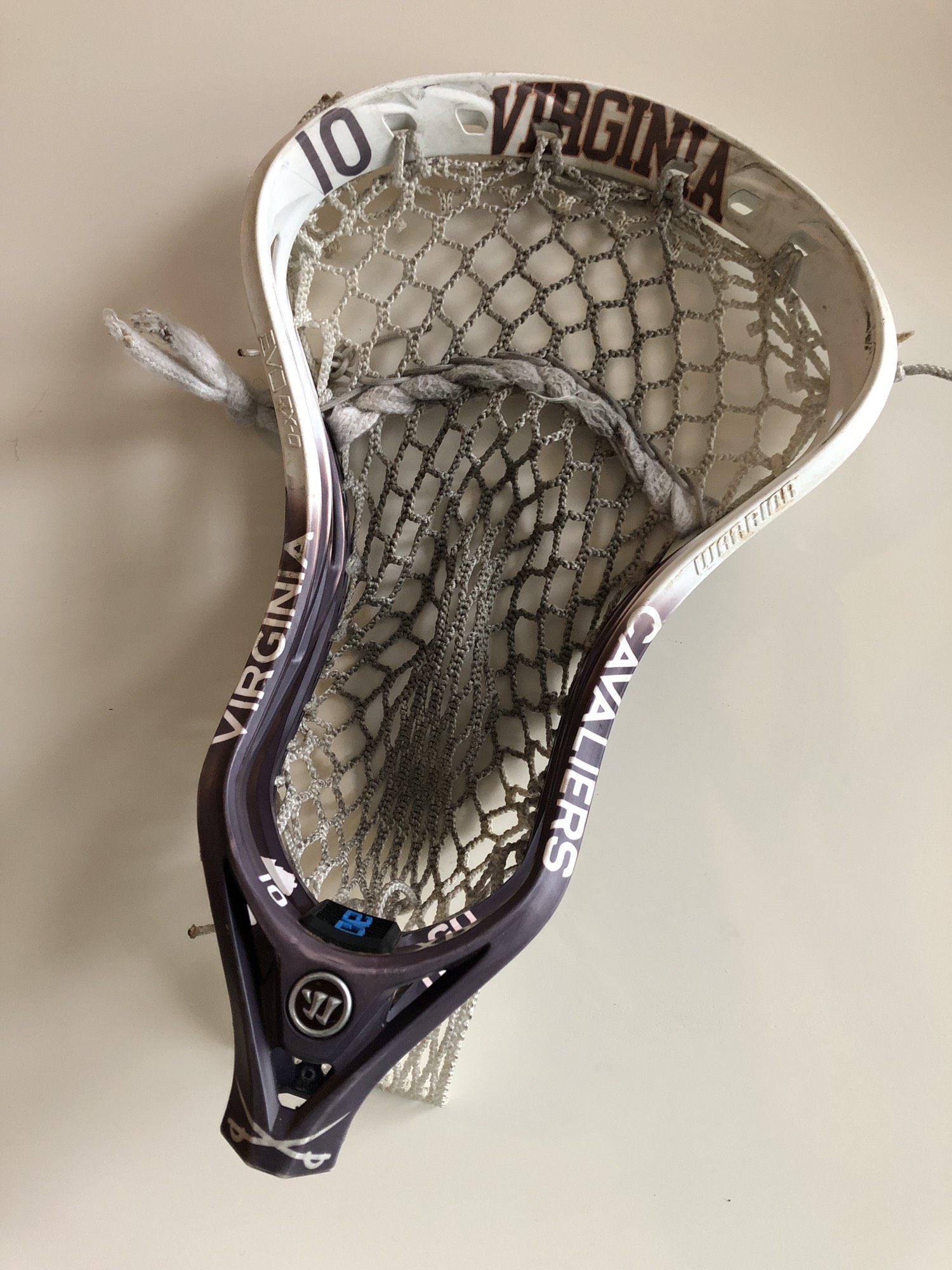 Used UVA Warrior Evo QxO Strung Lacrosse Head SidelineSwap