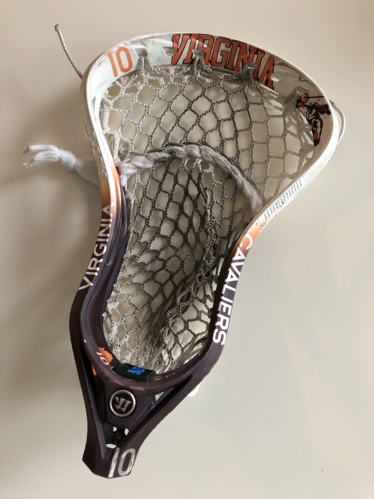 Used UVA Warrior Evo QxO Strung Lacrosse Head SidelineSwap