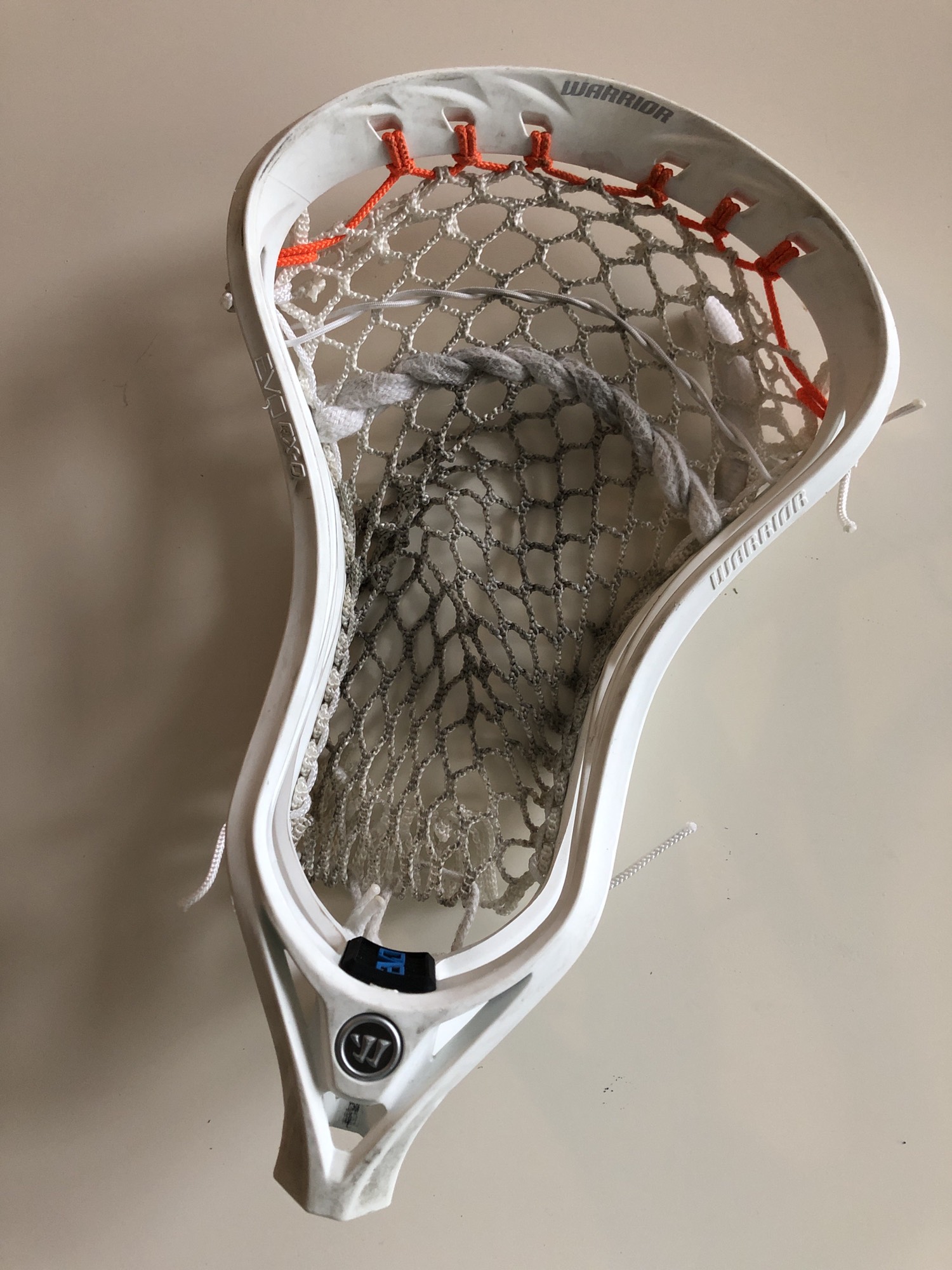 Used Warrior Evo QxO Strung Lacrosse Head SidelineSwap