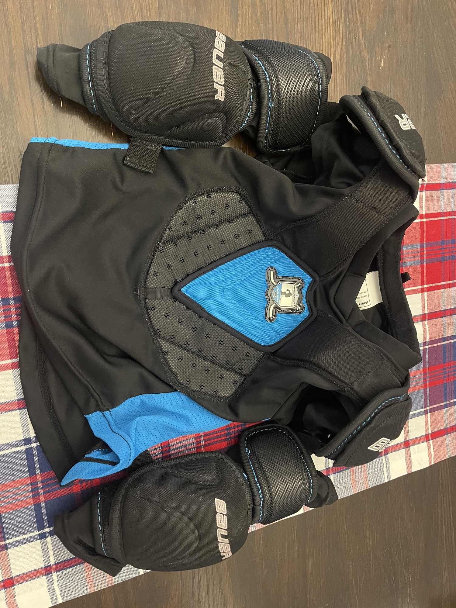 Used Small Bauer Prodigy Shoulder Pads SidelineSwap