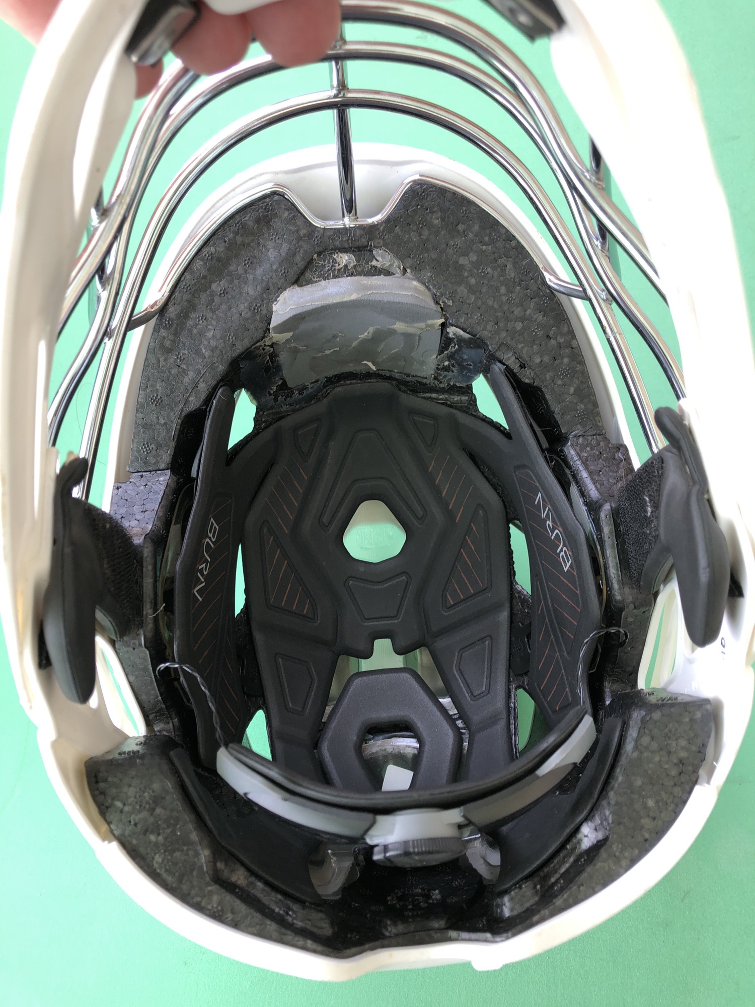 Used UVA Warrior Burn Lacrosse Helmet SidelineSwap