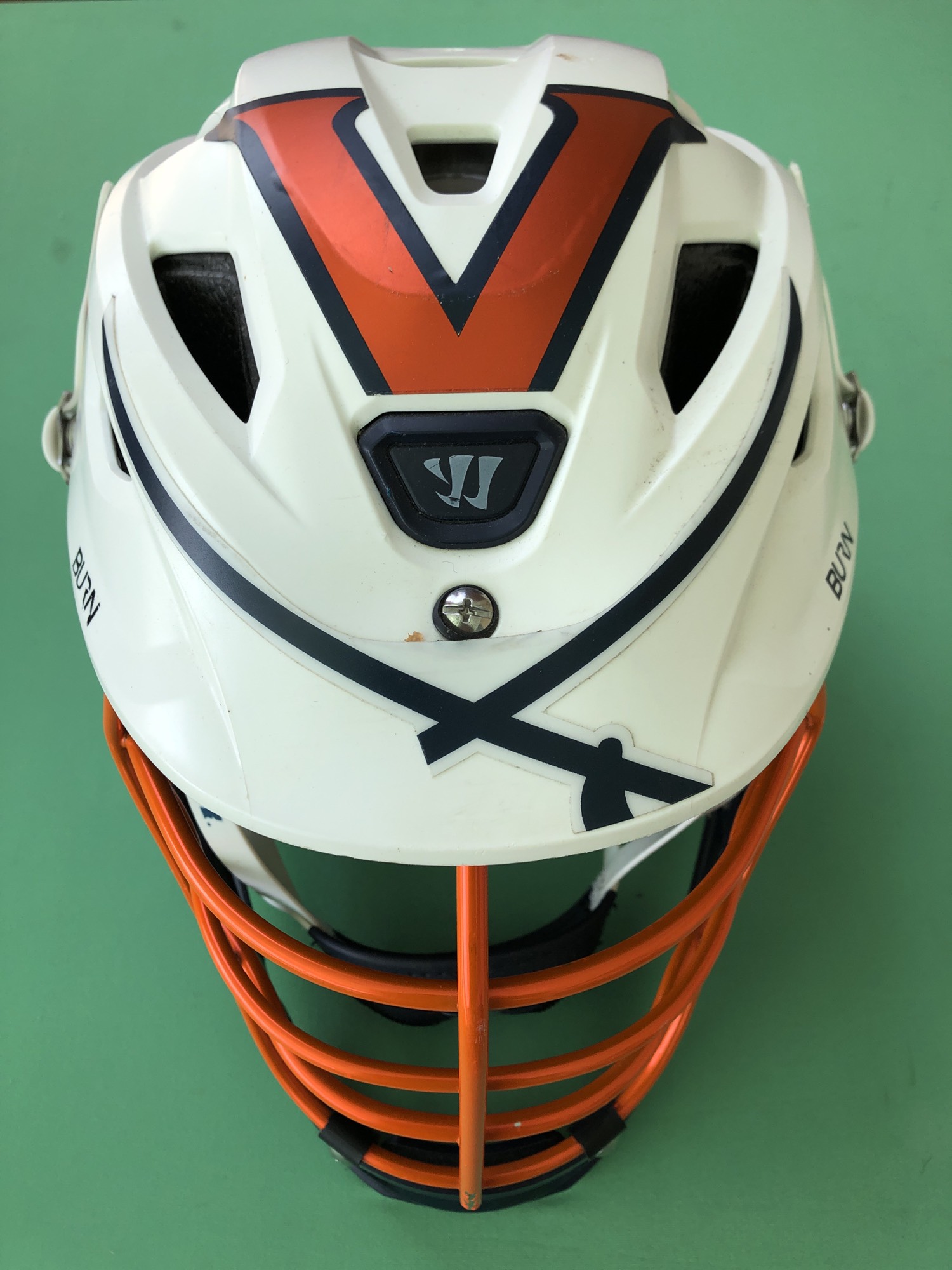 Used UVA Warrior Burn Lacrosse Helmet SidelineSwap