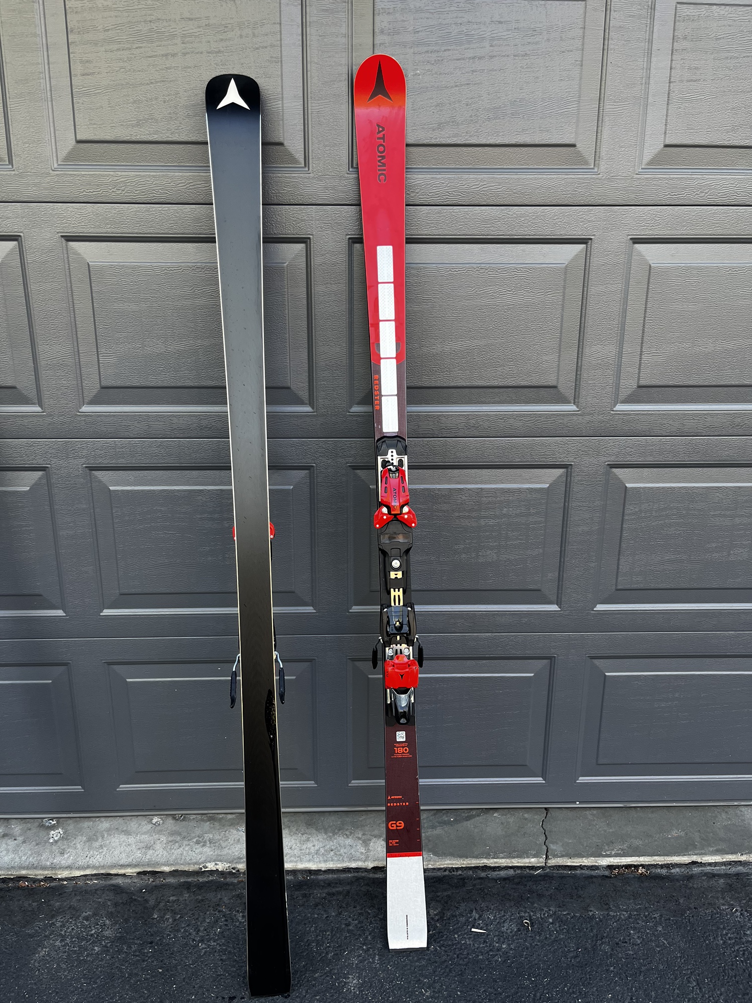 Unisex 2023 180 cm Atomic Gs Skis With Bindings Max Din 12 Race Skis