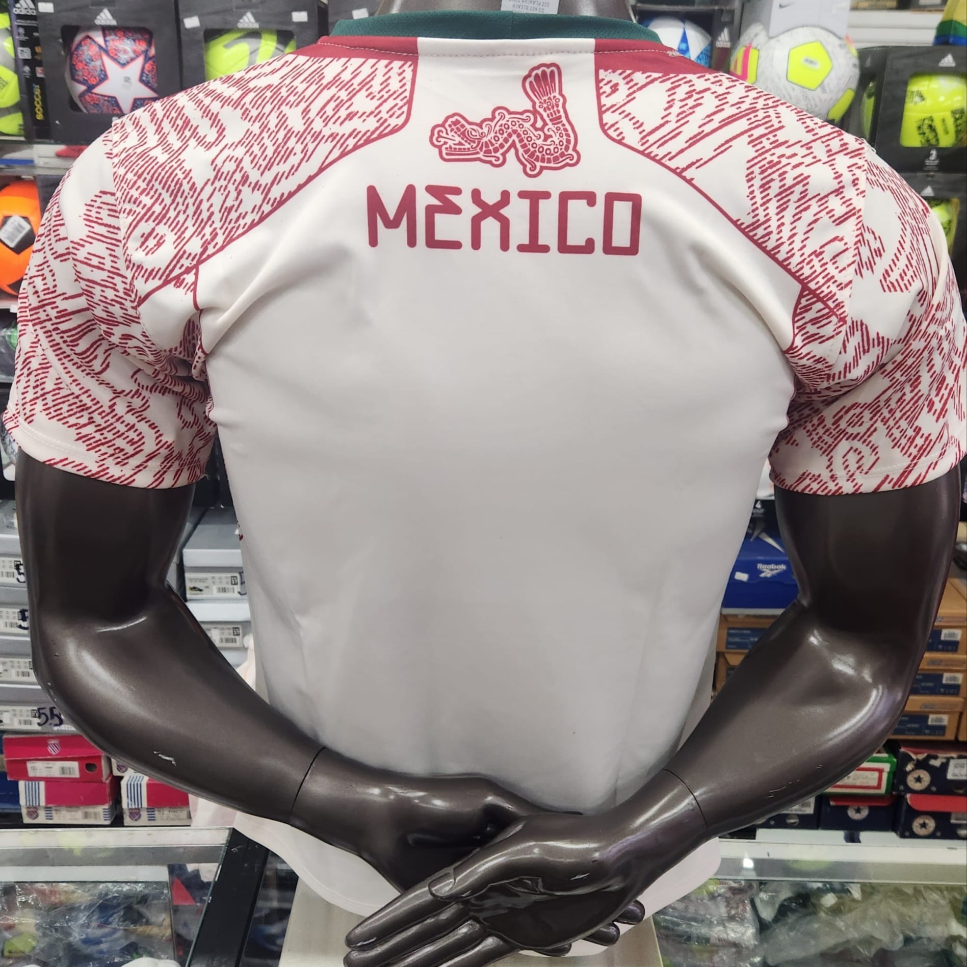 Mexico Soccer Jersey (Red/White) Men's Soccer Jersey l Mexico Soccer