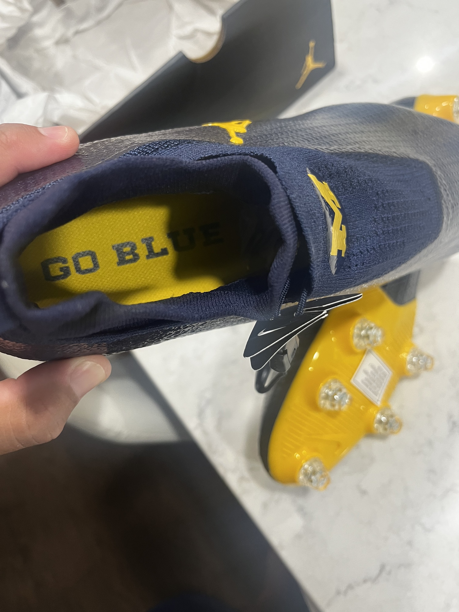 mens blue and black jordans