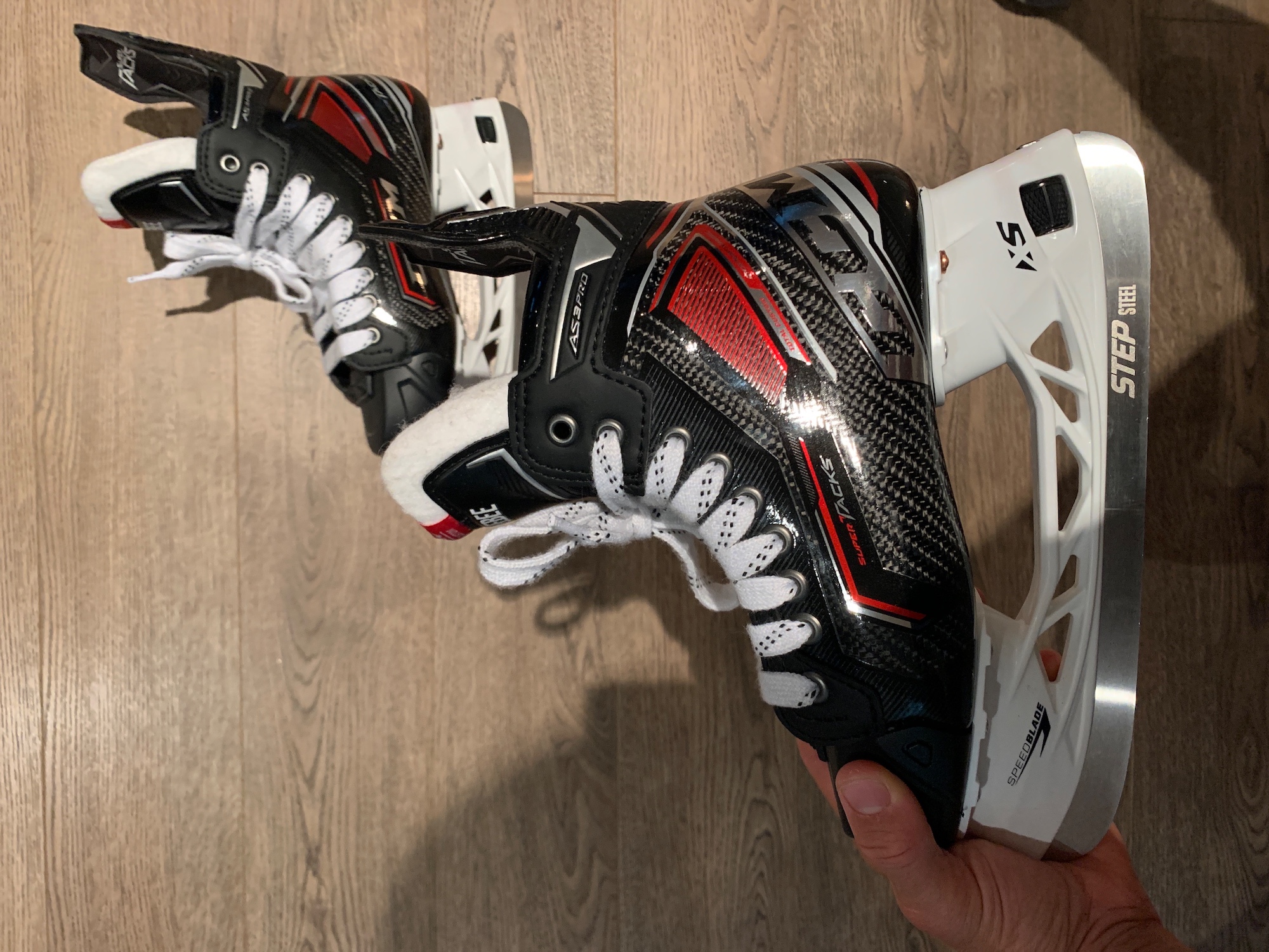 Intermediate CCM Size 4 Super Tacks AS3 Pro Hockey Skates SidelineSwap