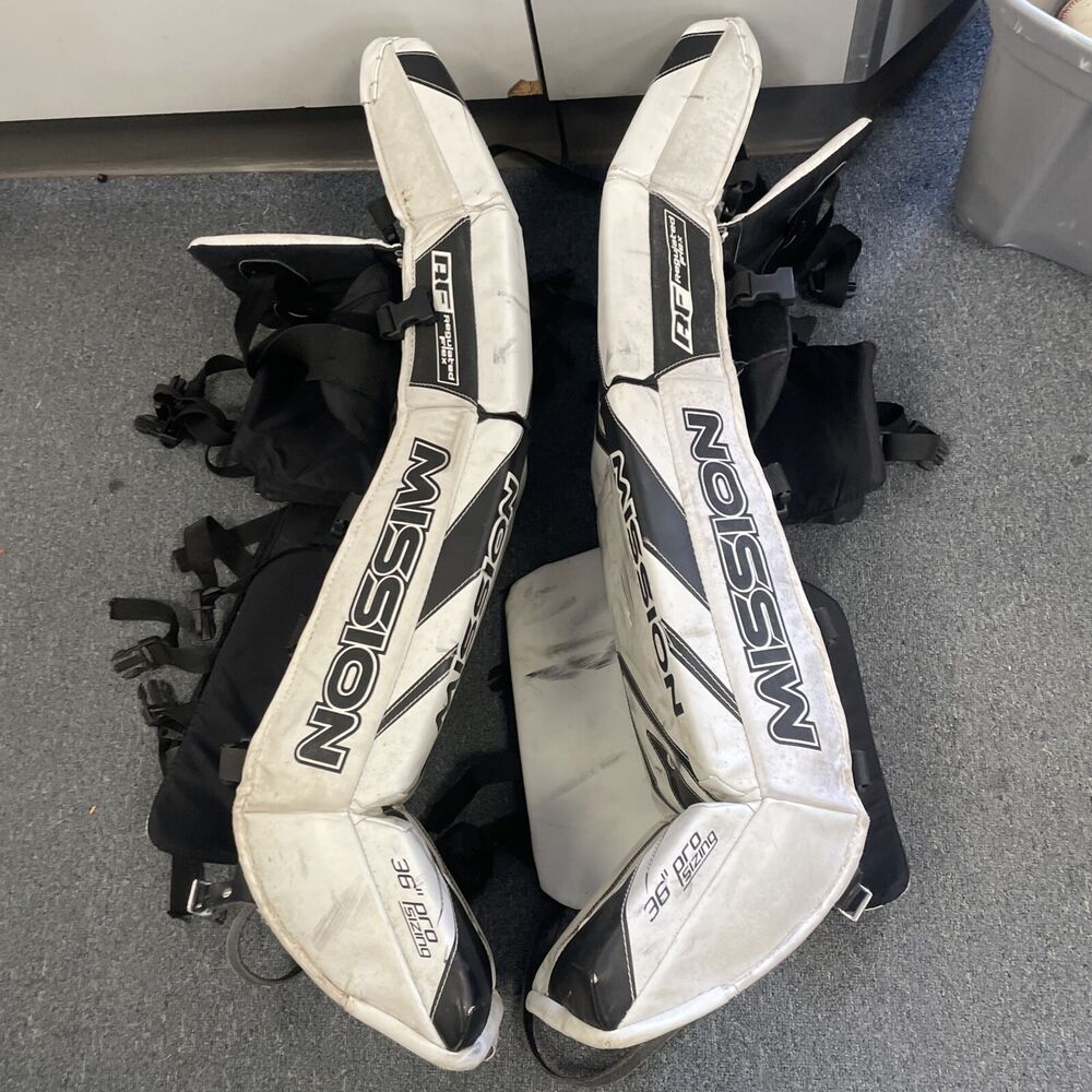 Senior Adult Size 36” Inch MISSION PRO SIZING ICE HOCKEY GOALIE LEG