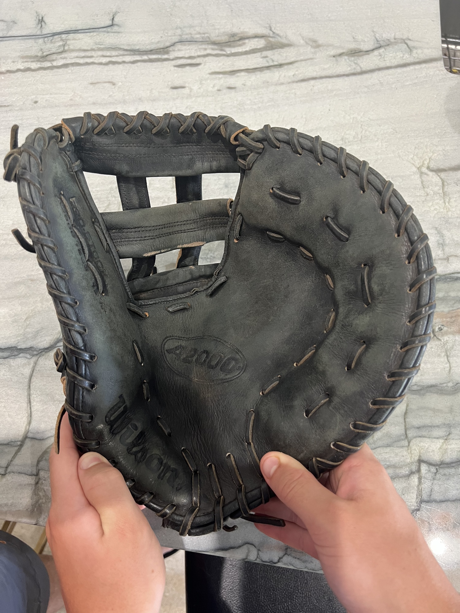 12" Wilson A2000 A2802 First Base Mitt Leather Baseball Glove LHT