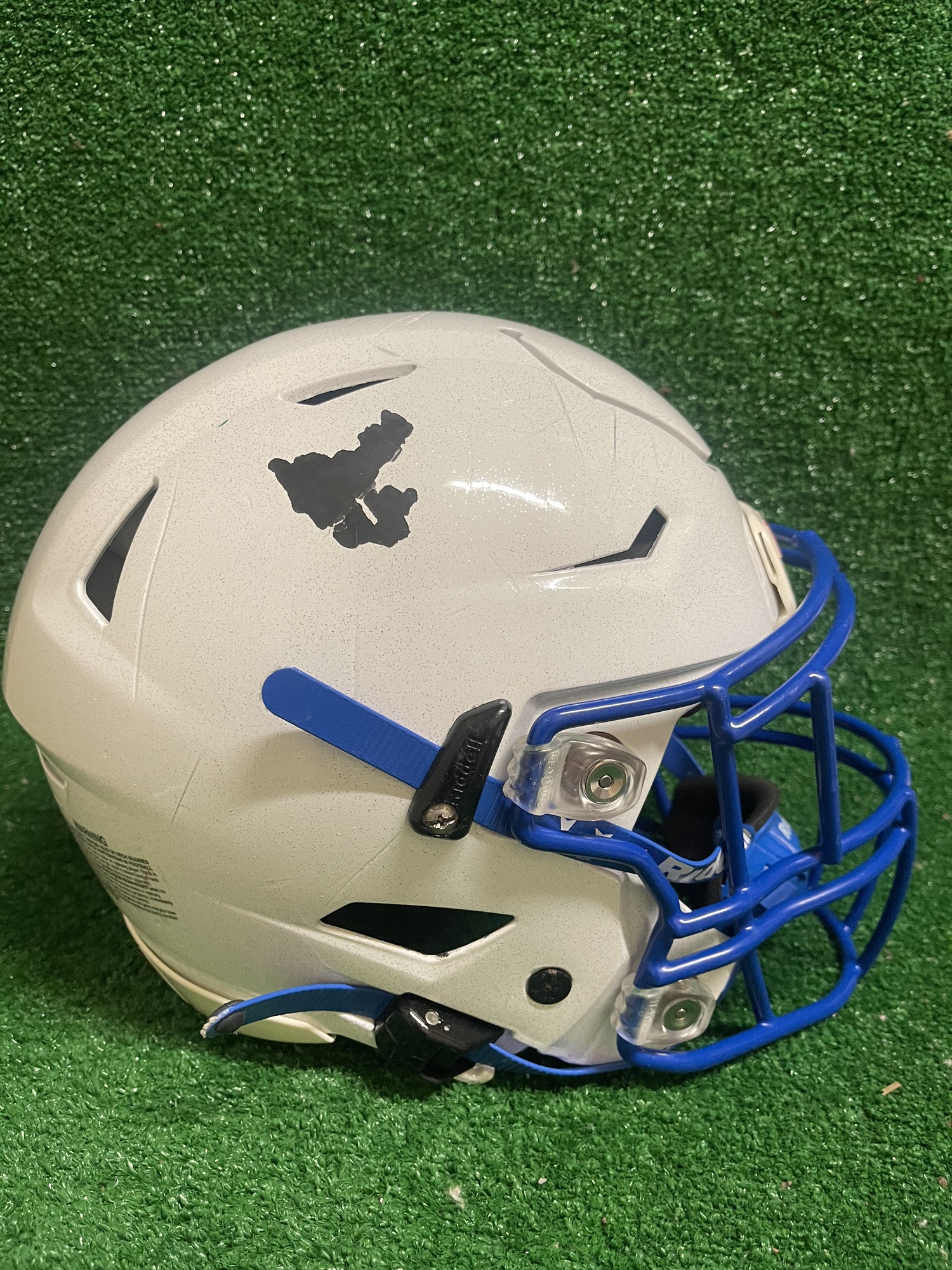 Adult Medium Riddell Speedflex Football Helmet White Sparkling