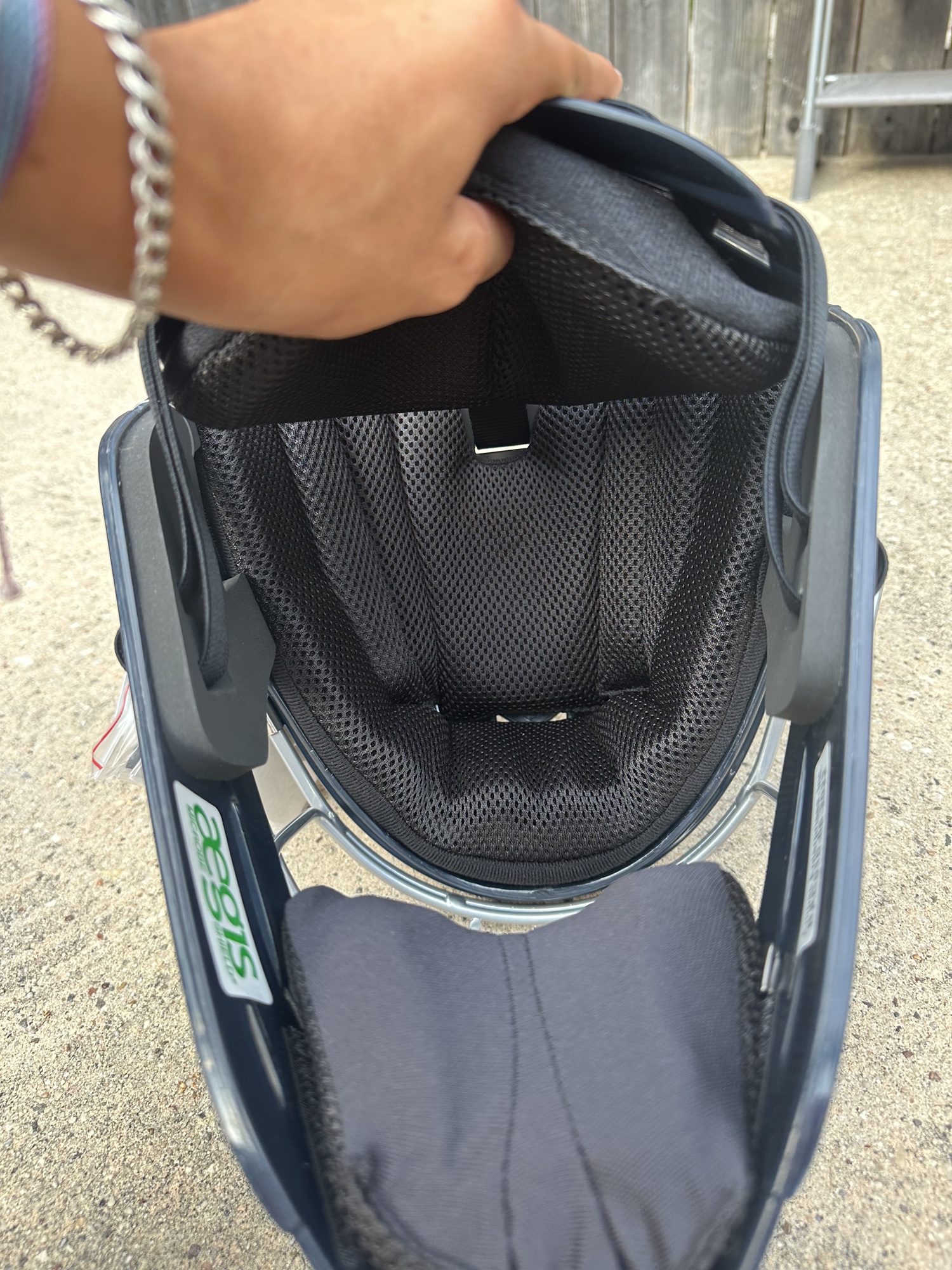 All Star System 7 Axis Catchers helmet BRAND NEW NAVY BLUE SidelineSwap