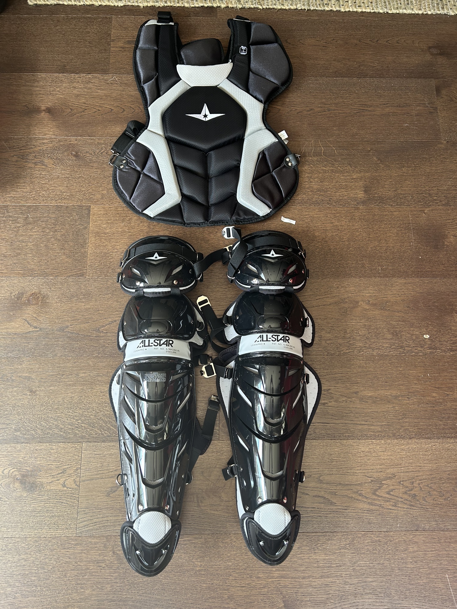 All Star Leg Guards And Chest Protector SidelineSwap