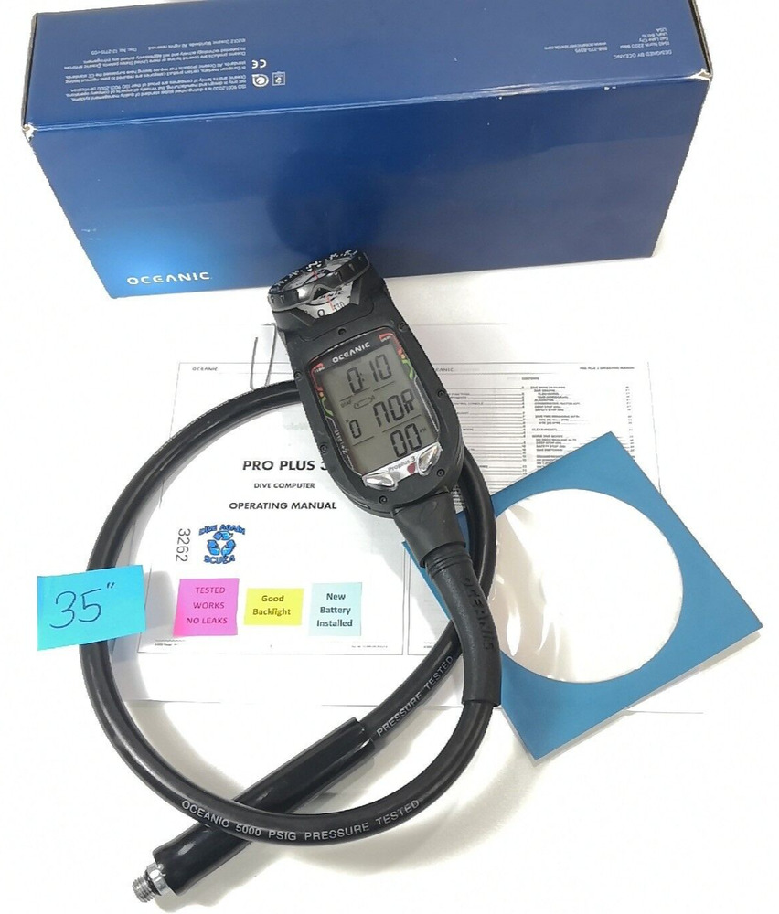 Oceanic Pro Plus 3 SCUBA Dive Air Integrated Computer, Compass Air