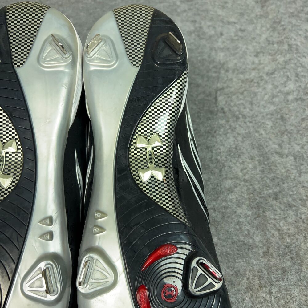 under armour white metal softball cleats