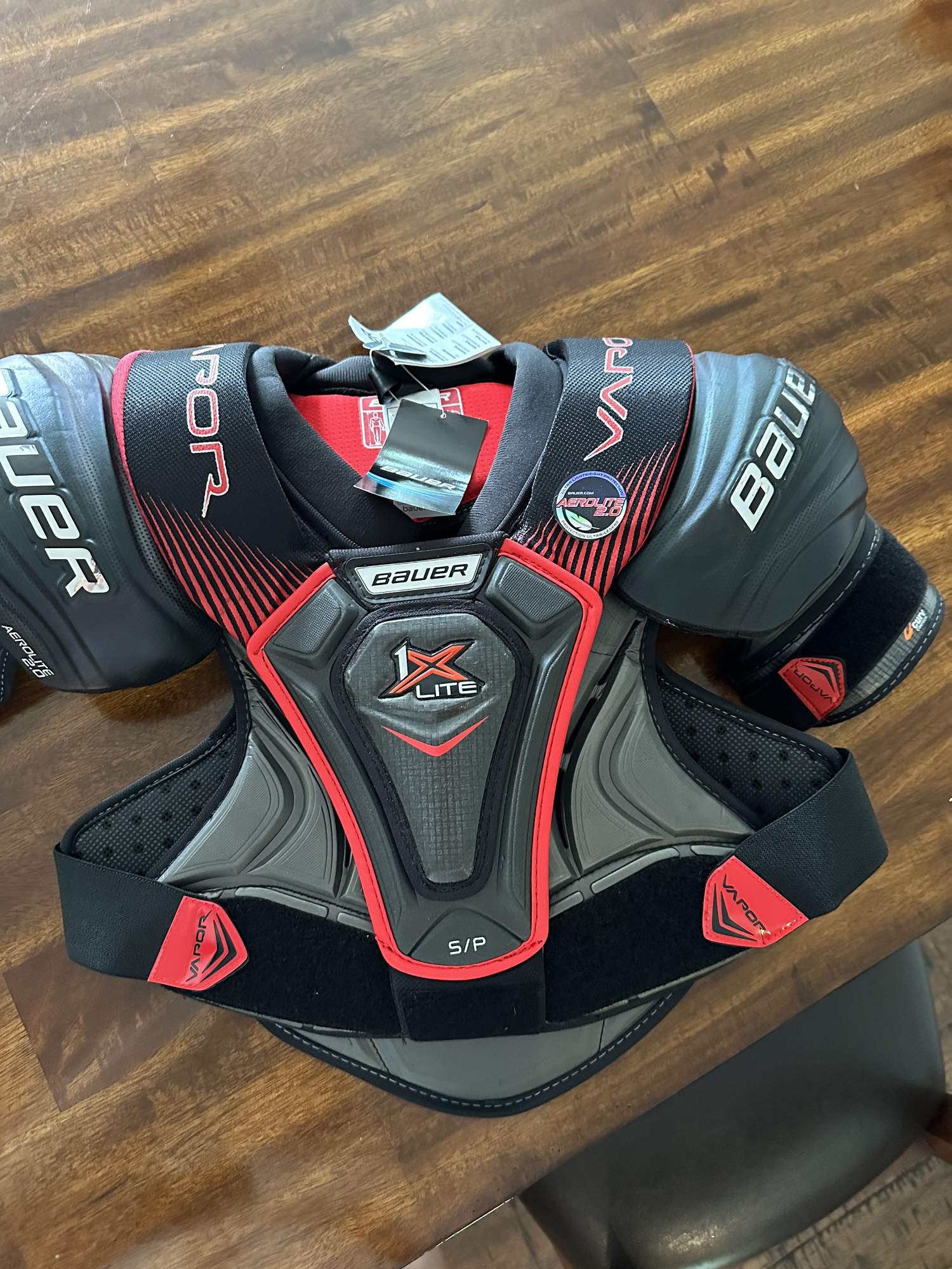 New Small Bauer Vapor 1X Lite Shoulder Pads SidelineSwap