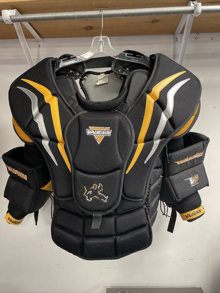 Senior Sz Med VAUGHN VELOCITY V7 PRO XFP ICE HOCKEY GOALIE CHEST & ARM