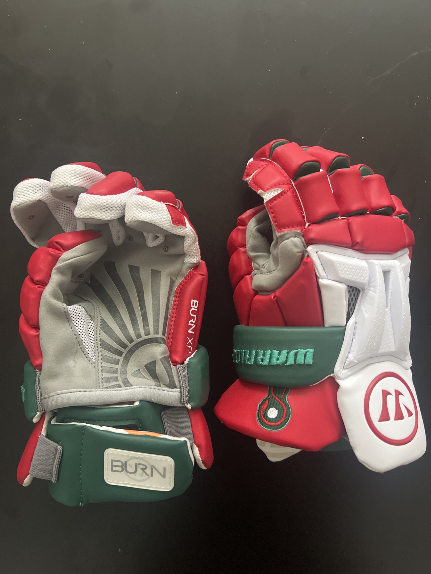 New Team Issued 2023 Whipsnakes Warrior Large Burn Lacrosse Gloves