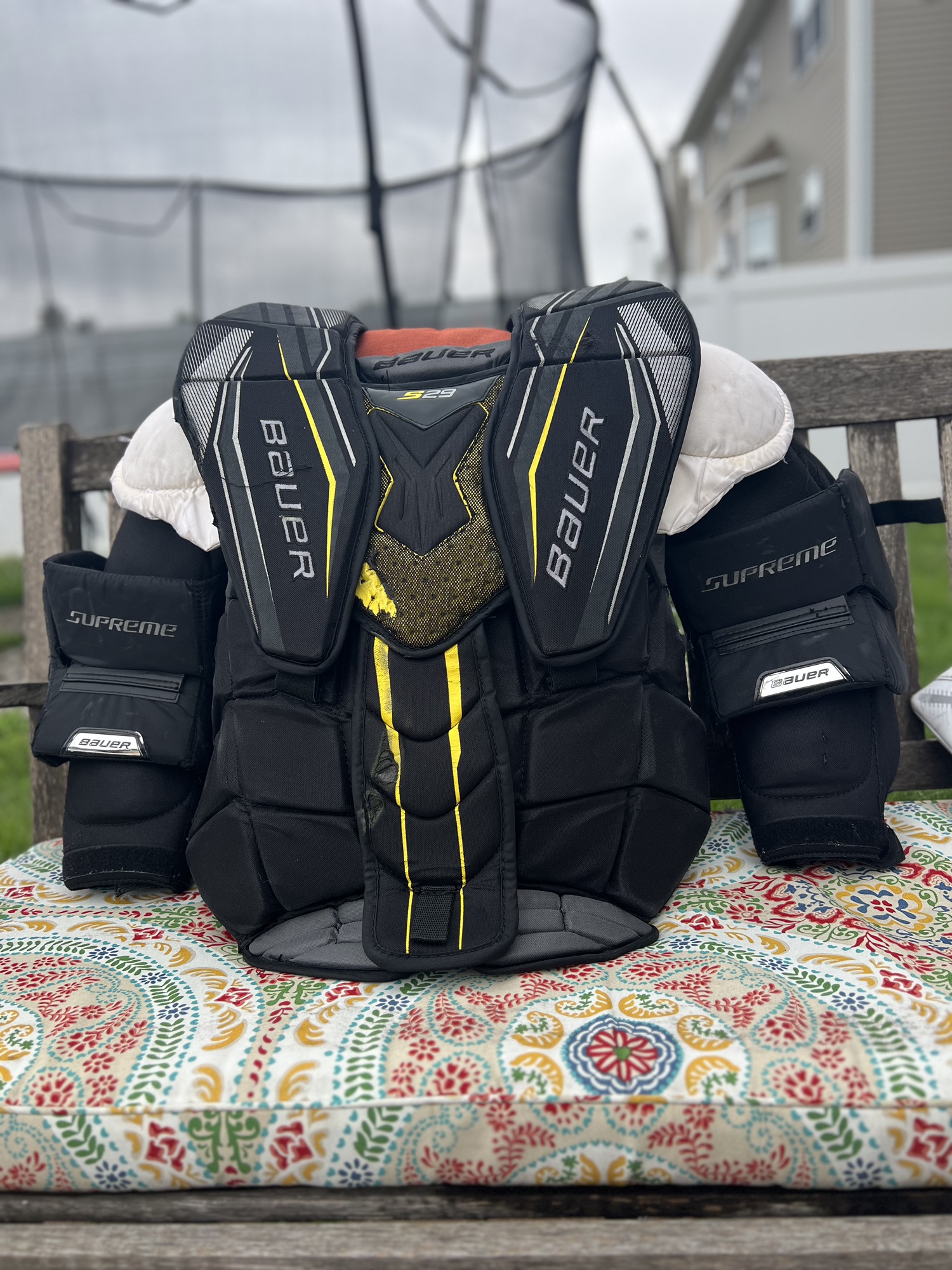Pro Spec Modded Bauer s29 Chest protector SidelineSwap