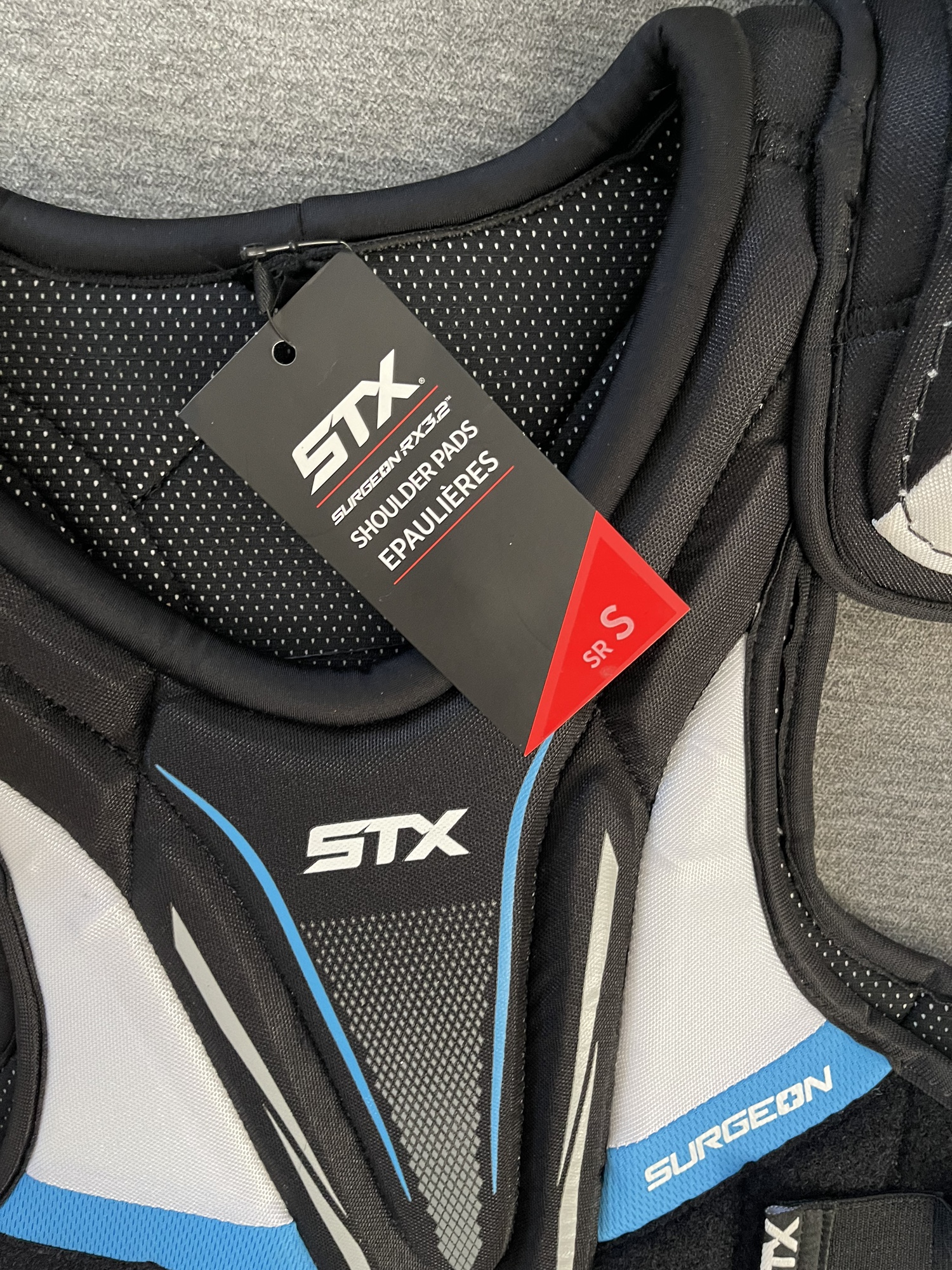 New Small STX Surgeon RX3.2 Shoulder Pads SidelineSwap