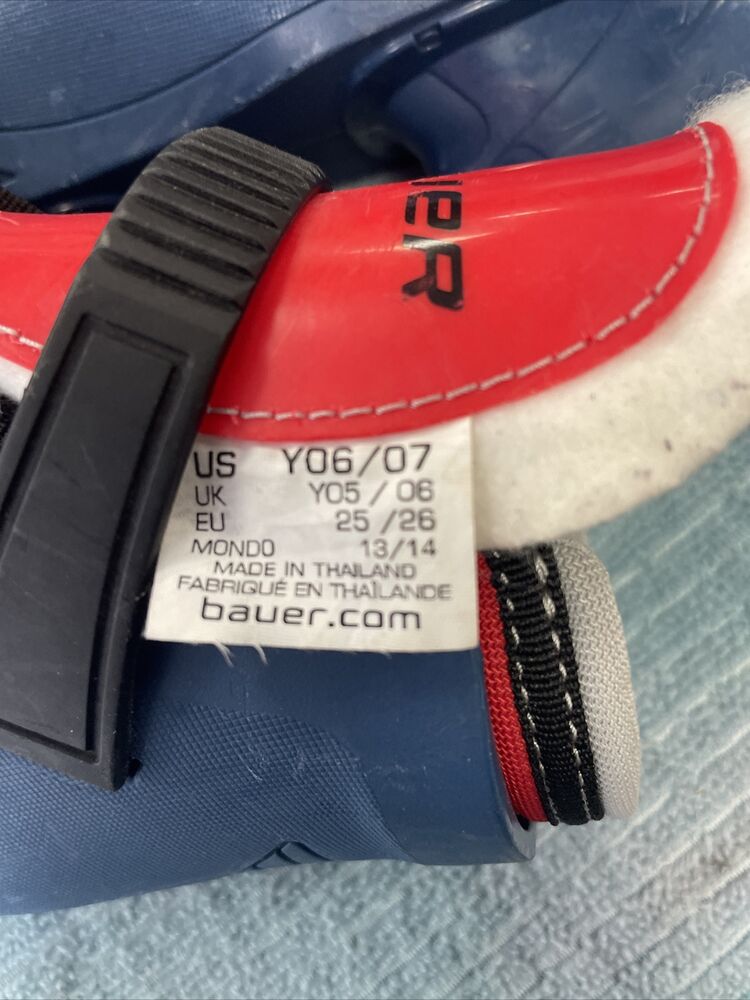 Toddler Junior Size 6/7 Bauer Lil Champ Ice Hockey Skates SidelineSwap