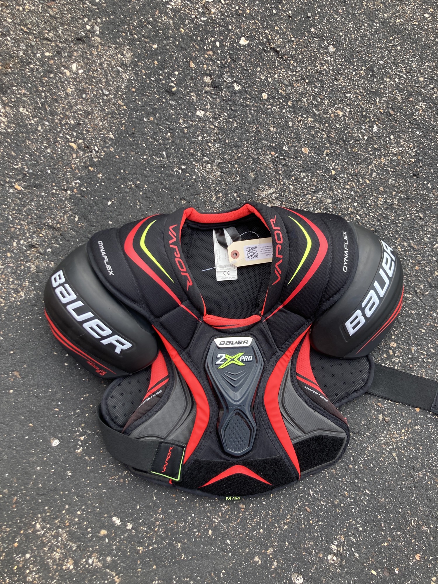 Senior Used Medium Bauer Vapor 2x pro Shoulder Pads (Missing Bicep