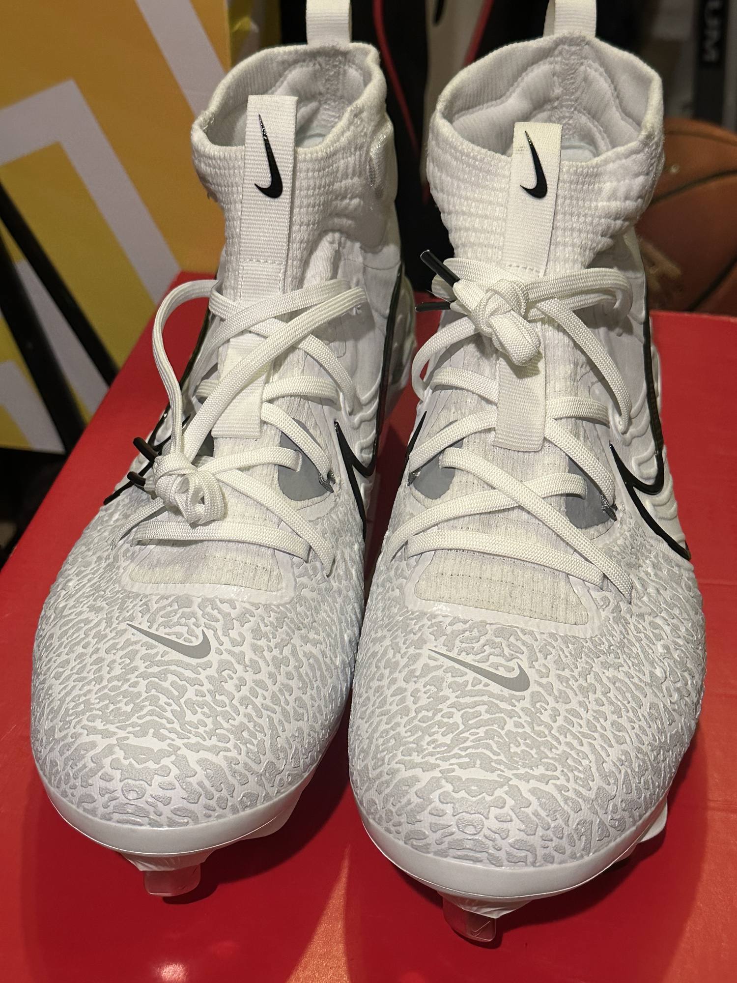 Nike Alpha Huarache NXT White Men's Metal Baseball Cleats DJ6517100