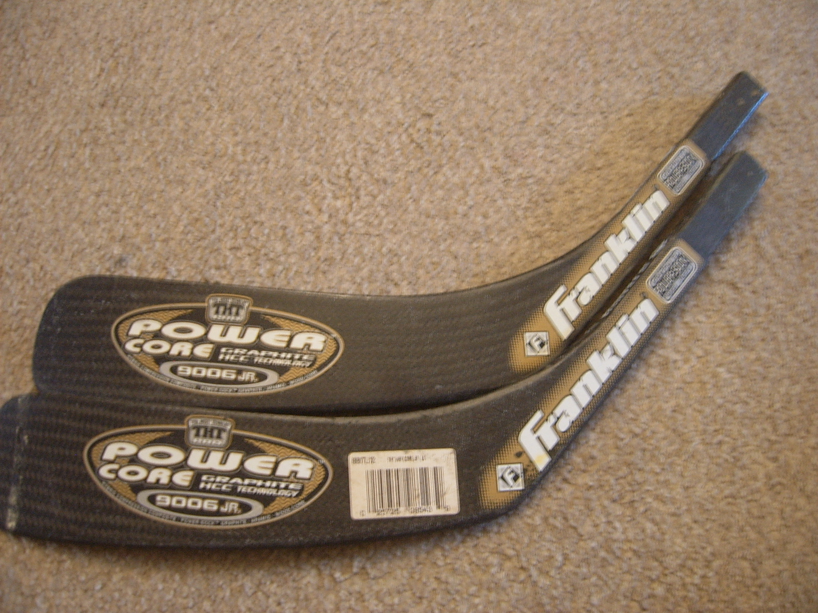 Hockey Stick Blades Two (2) Franklin Power Core 9006 LH Replacement