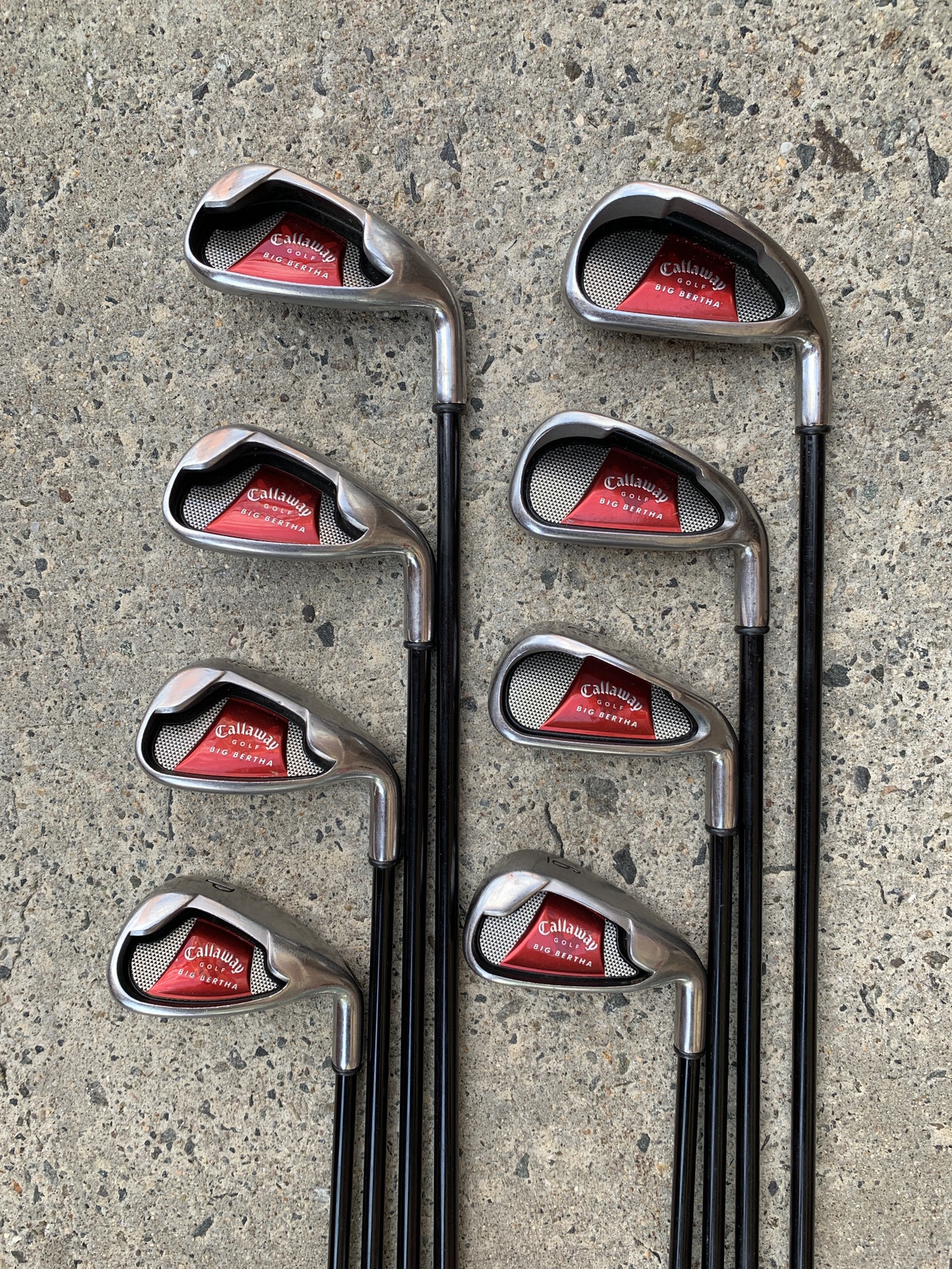 稀少品！Callaway BIG BERTHA IRON アイアン8本セットSR Amazon.co.jp: キャロウェイ(Callaway) 右用 アイアン BIG