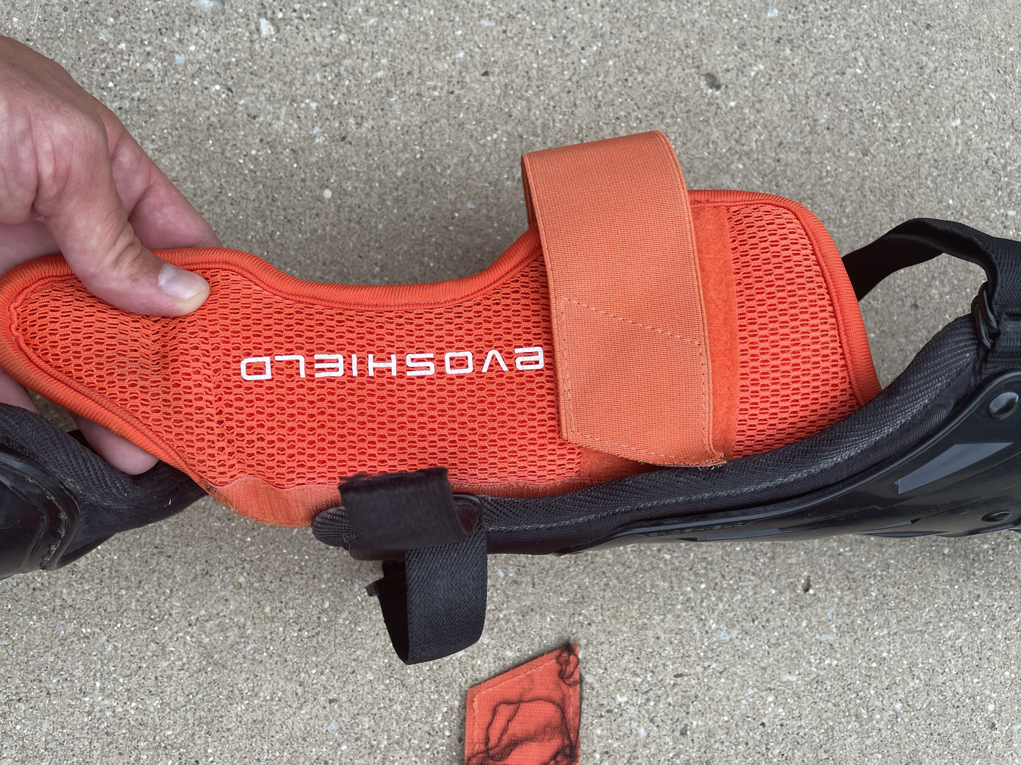 Used Youth EvoShield Catcher's Leg Guards SidelineSwap