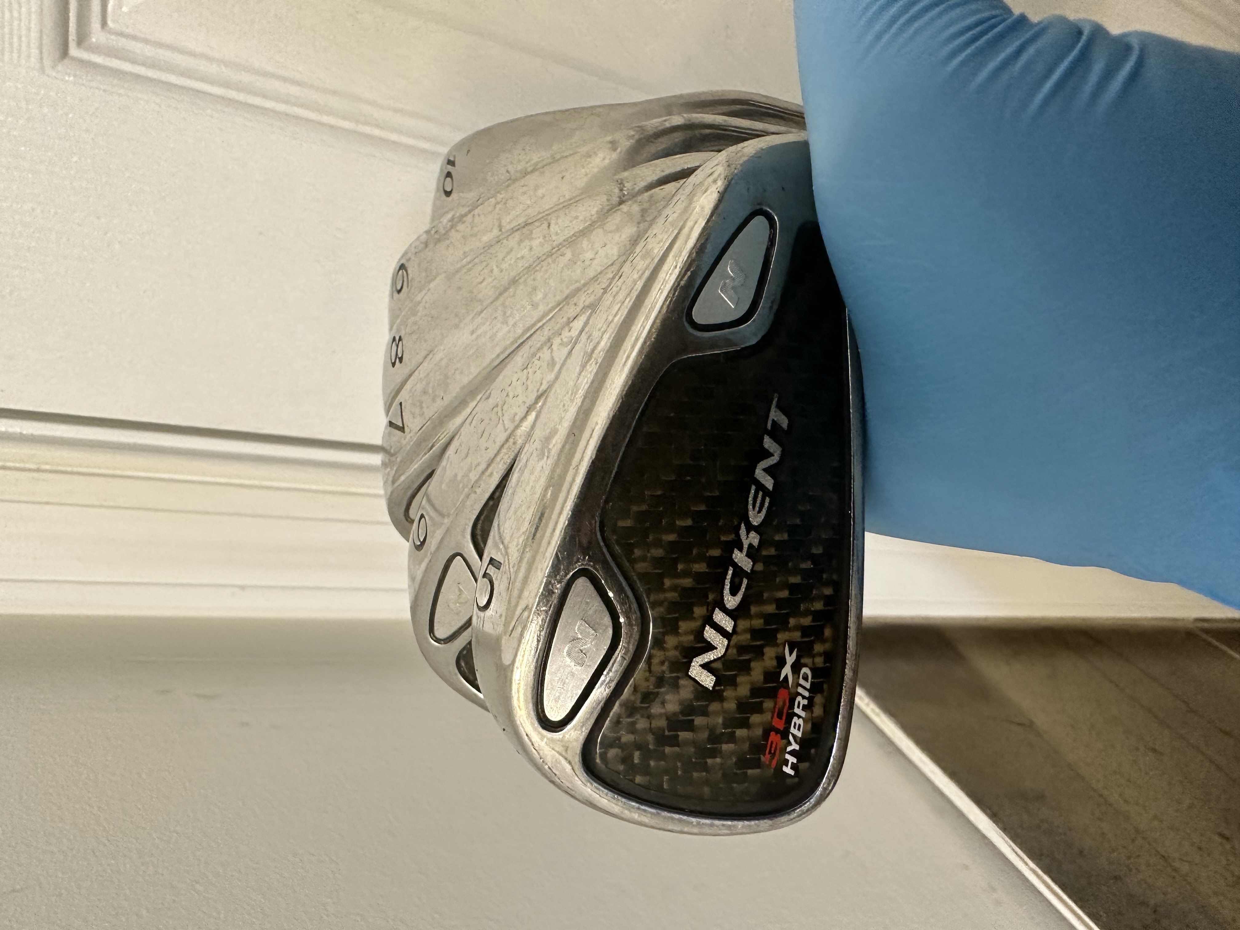 Nickent 3DX 4DX HYBRID Iron Set 510 Regluer Flex Right Handed