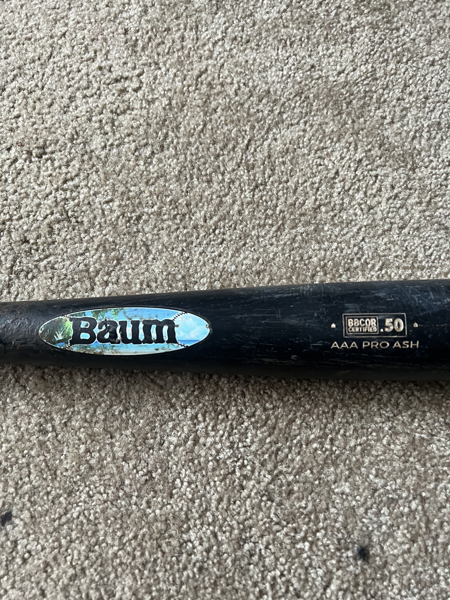 Used BBCOR Certified Ash (3) 28 oz 31" BBCOR Composite Wood Bat